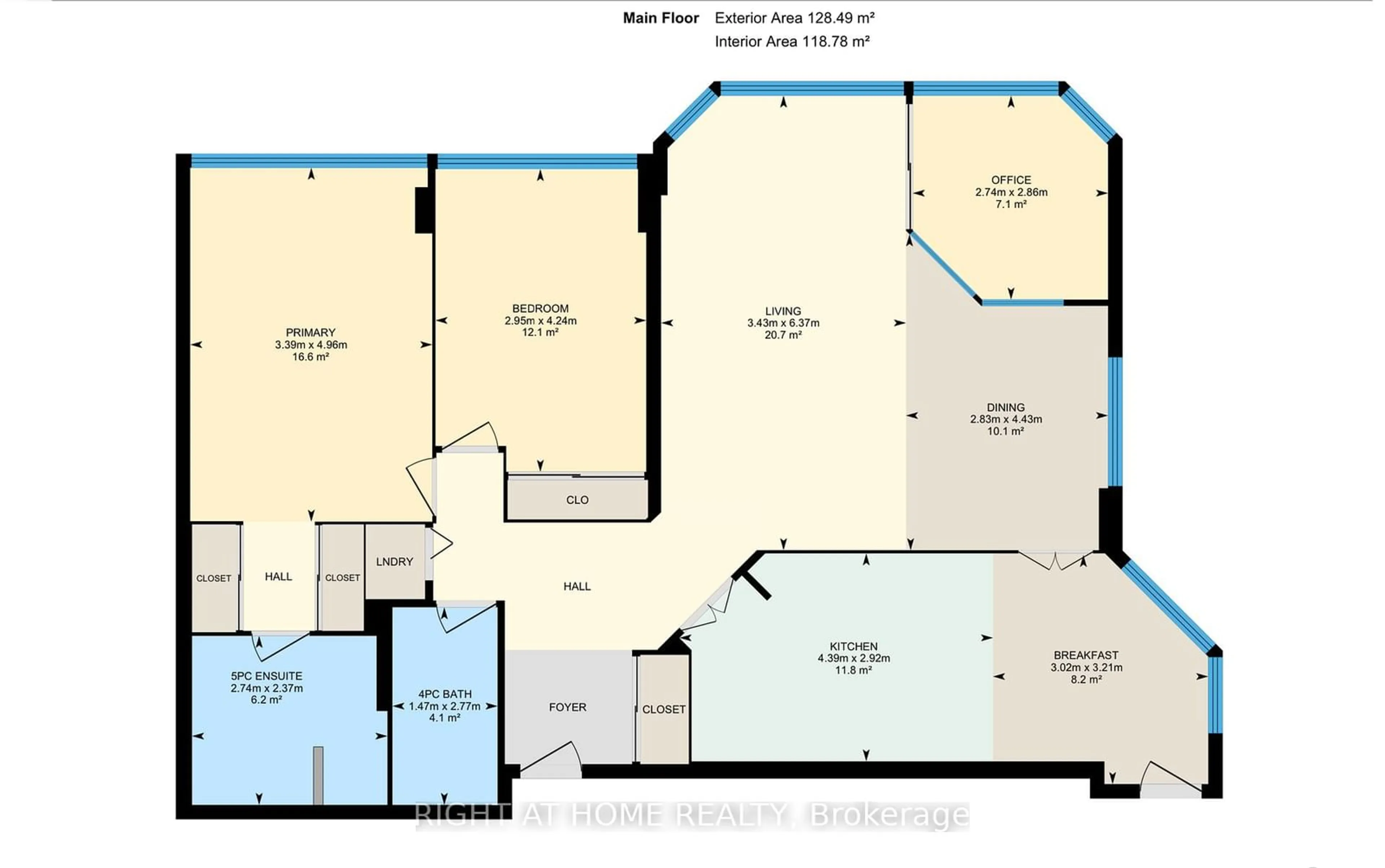 Floor plan for 22 Hanover Rd #1901, Brampton Ontario L6S 5K7