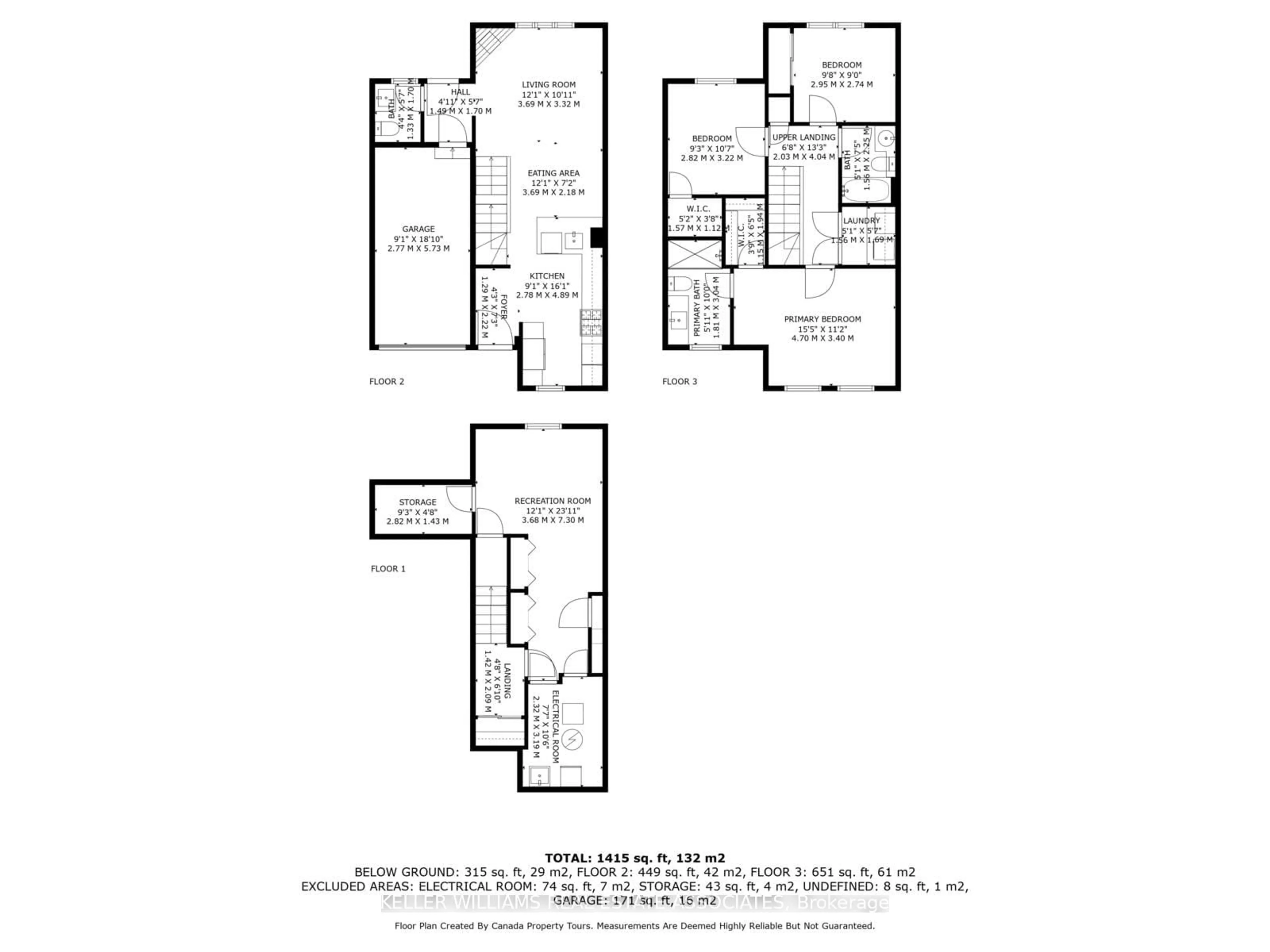 Floor plan for 76 River Dr #31, Halton Hills Ontario L7G 2J2