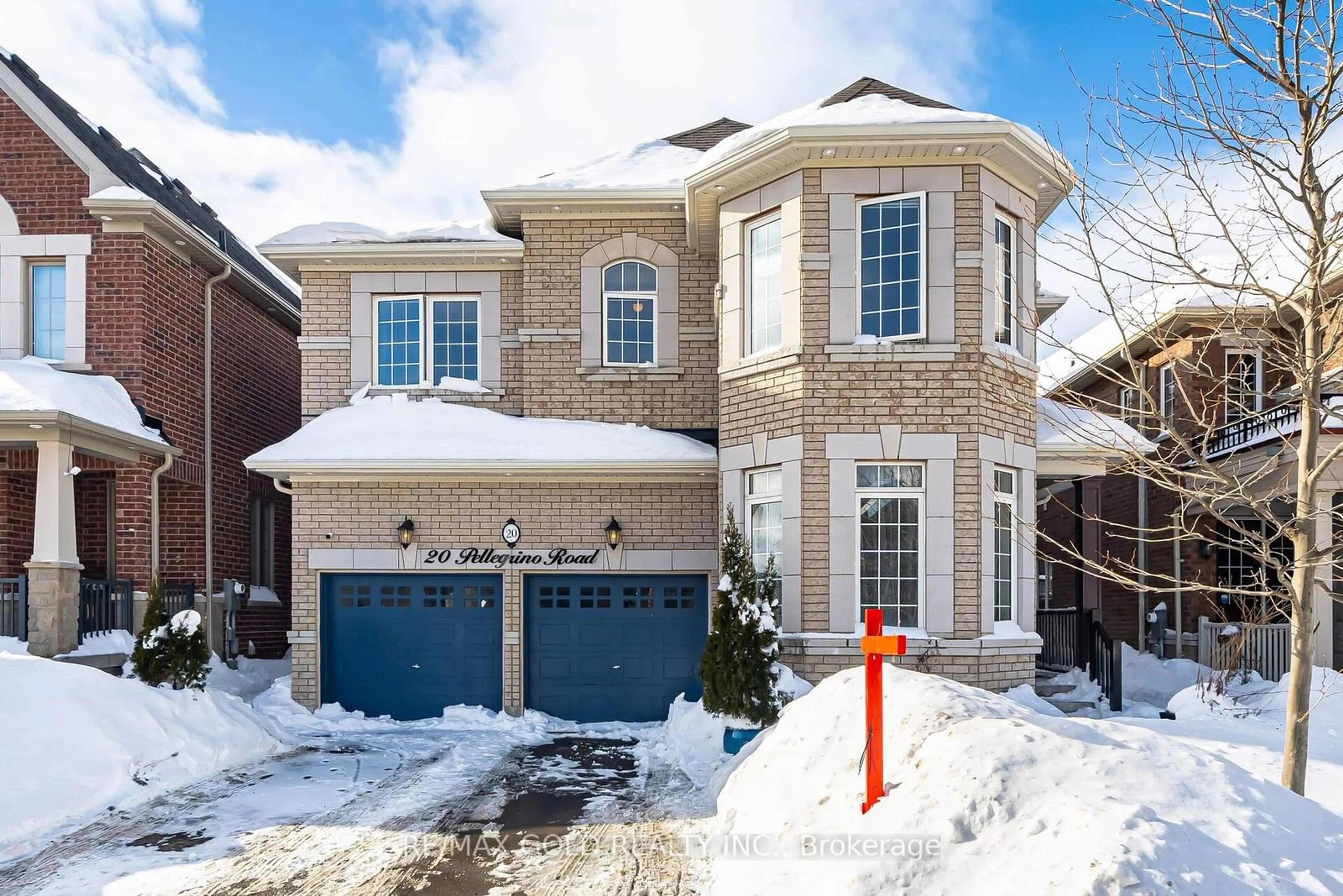 Home with brick exterior material, street for 20 Pellegrino Rd, Brampton Ontario L7A 4V5