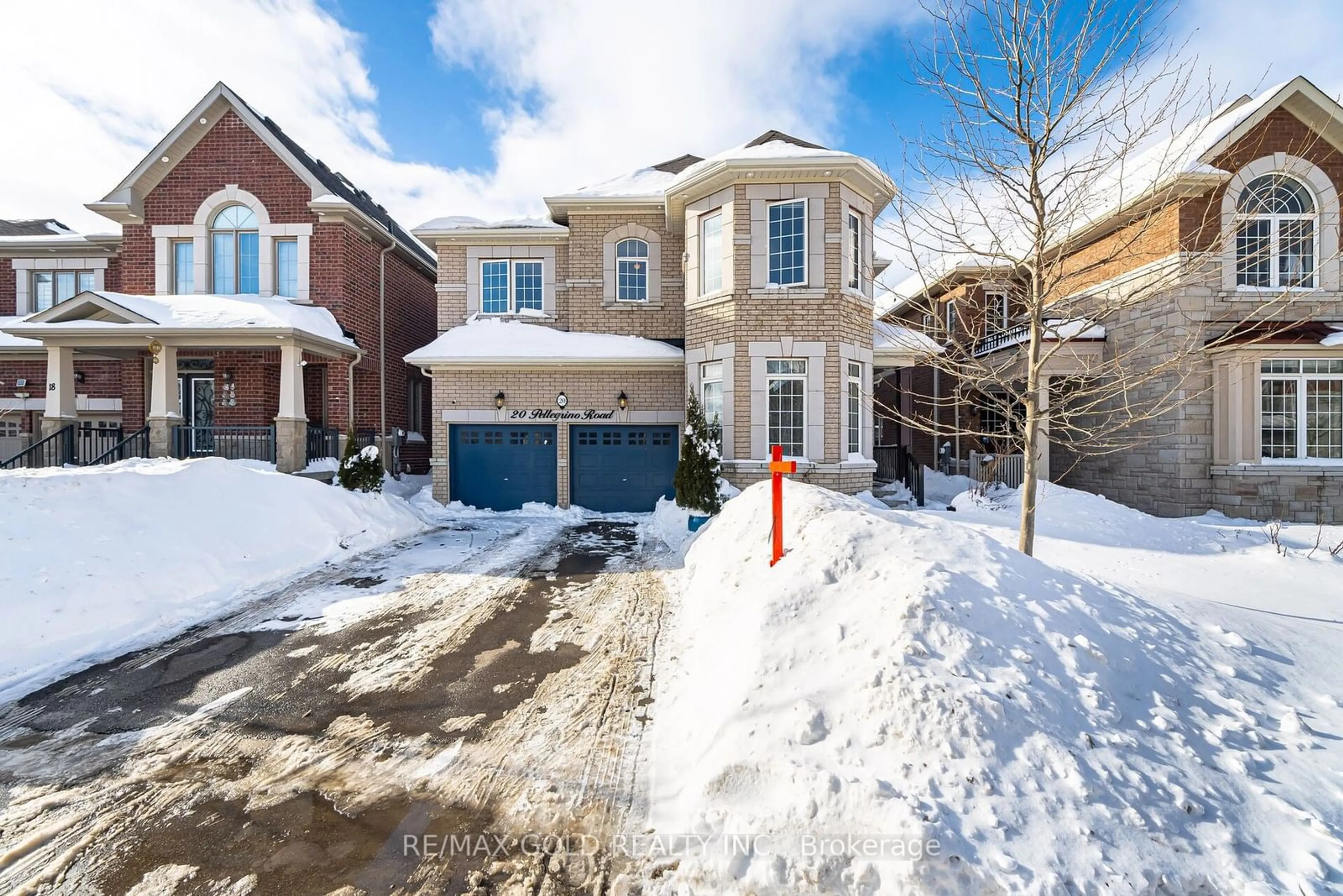 Home with brick exterior material, street for 20 Pellegrino Rd, Brampton Ontario L7A 4V5