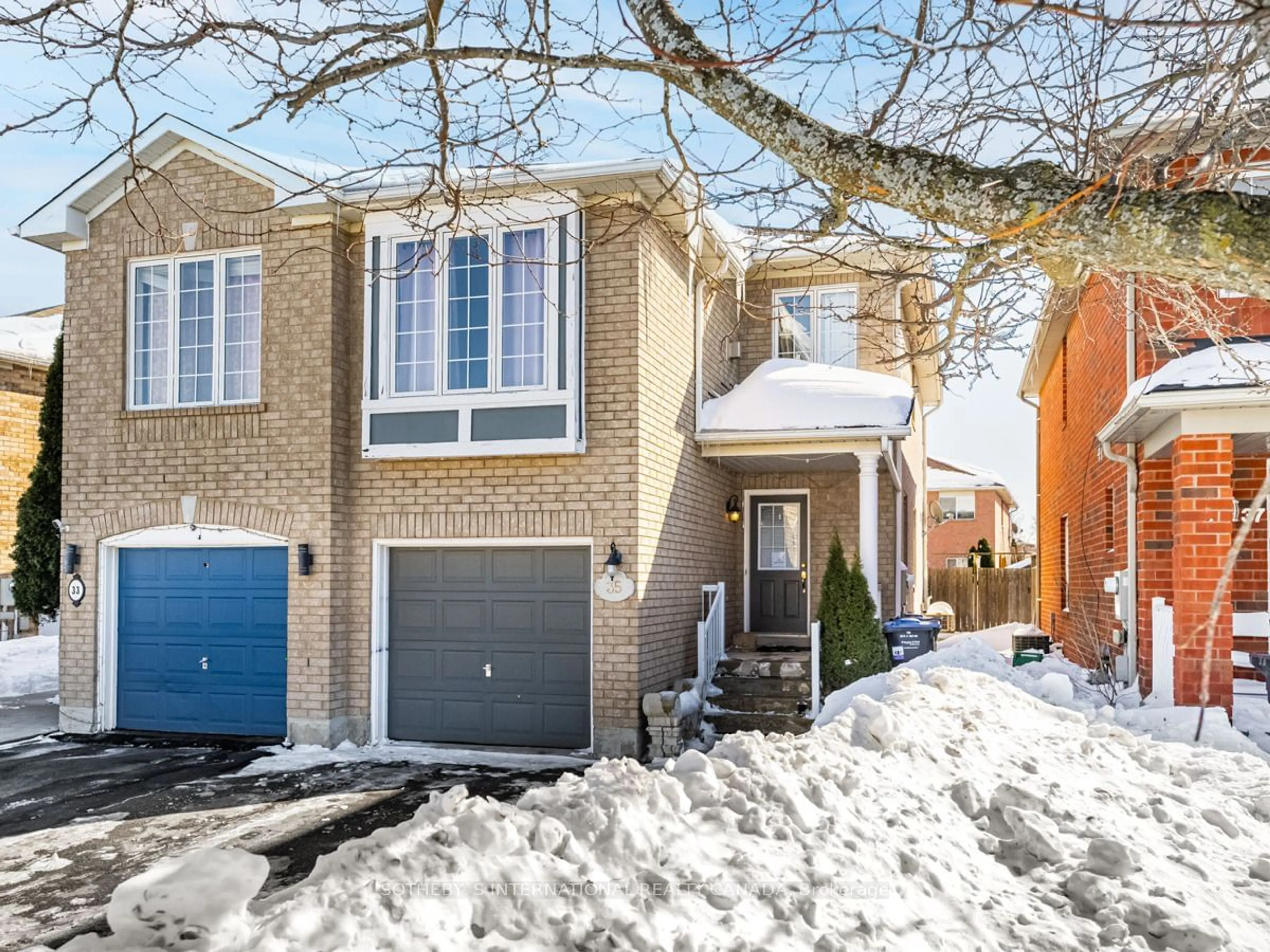 Home with brick exterior material, street for 35 Roadmaster Lane, Brampton Ontario L7A 3A7