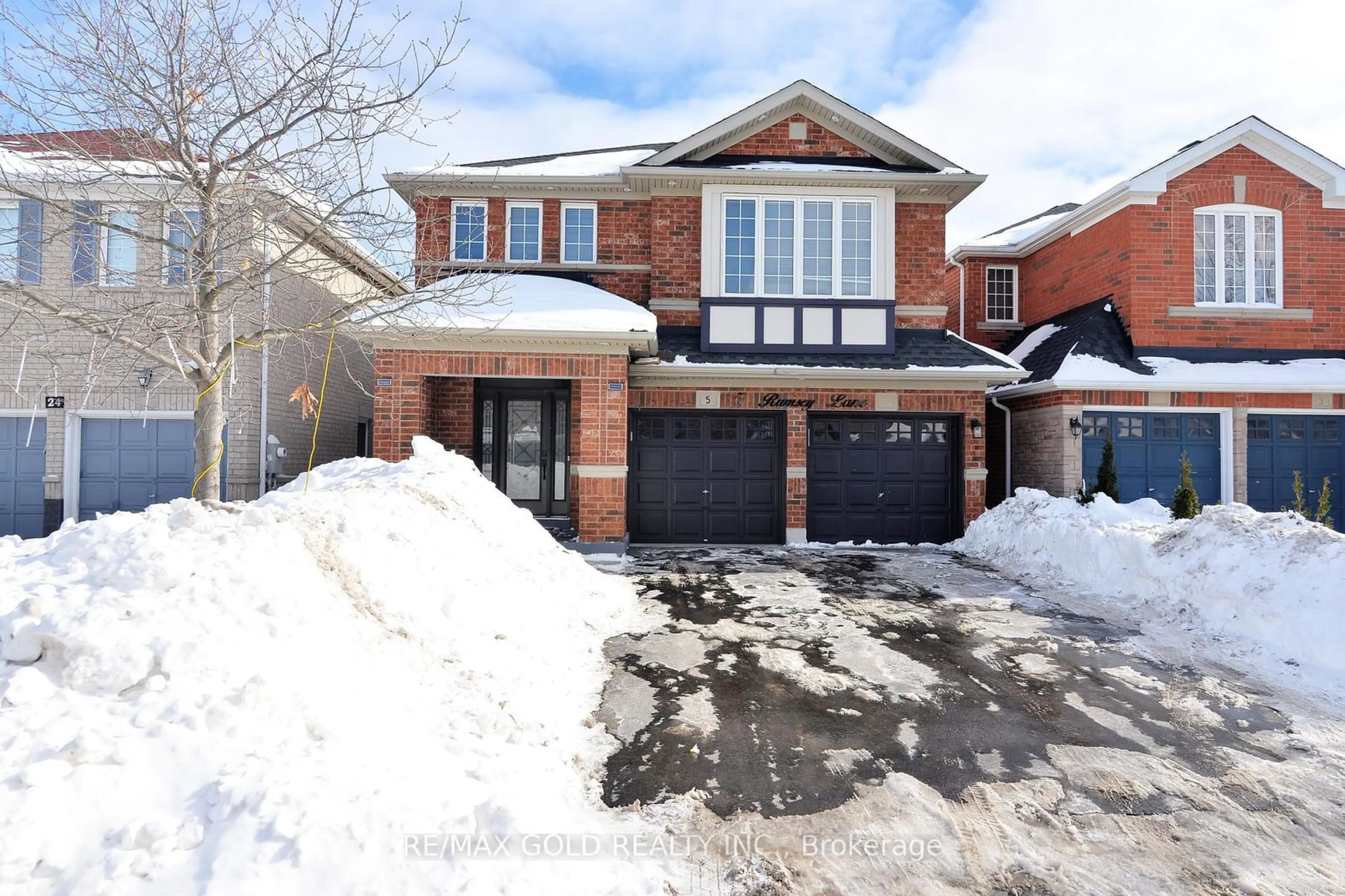 Home with brick exterior material, street for 5 Ramsey Lane, Brampton Ontario L7A 3P5