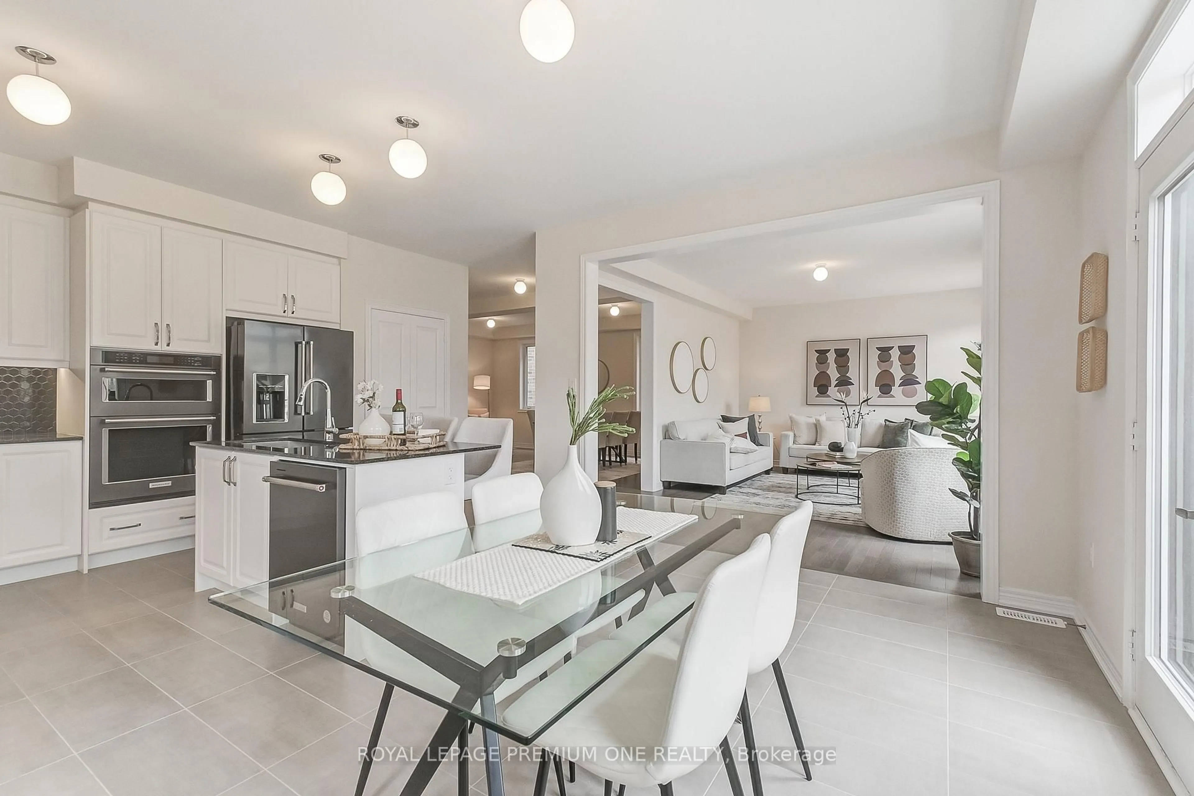 Open concept kitchen, ceramic/tile floor for 799 Apple Terr, Milton Ontario L9E 2C3