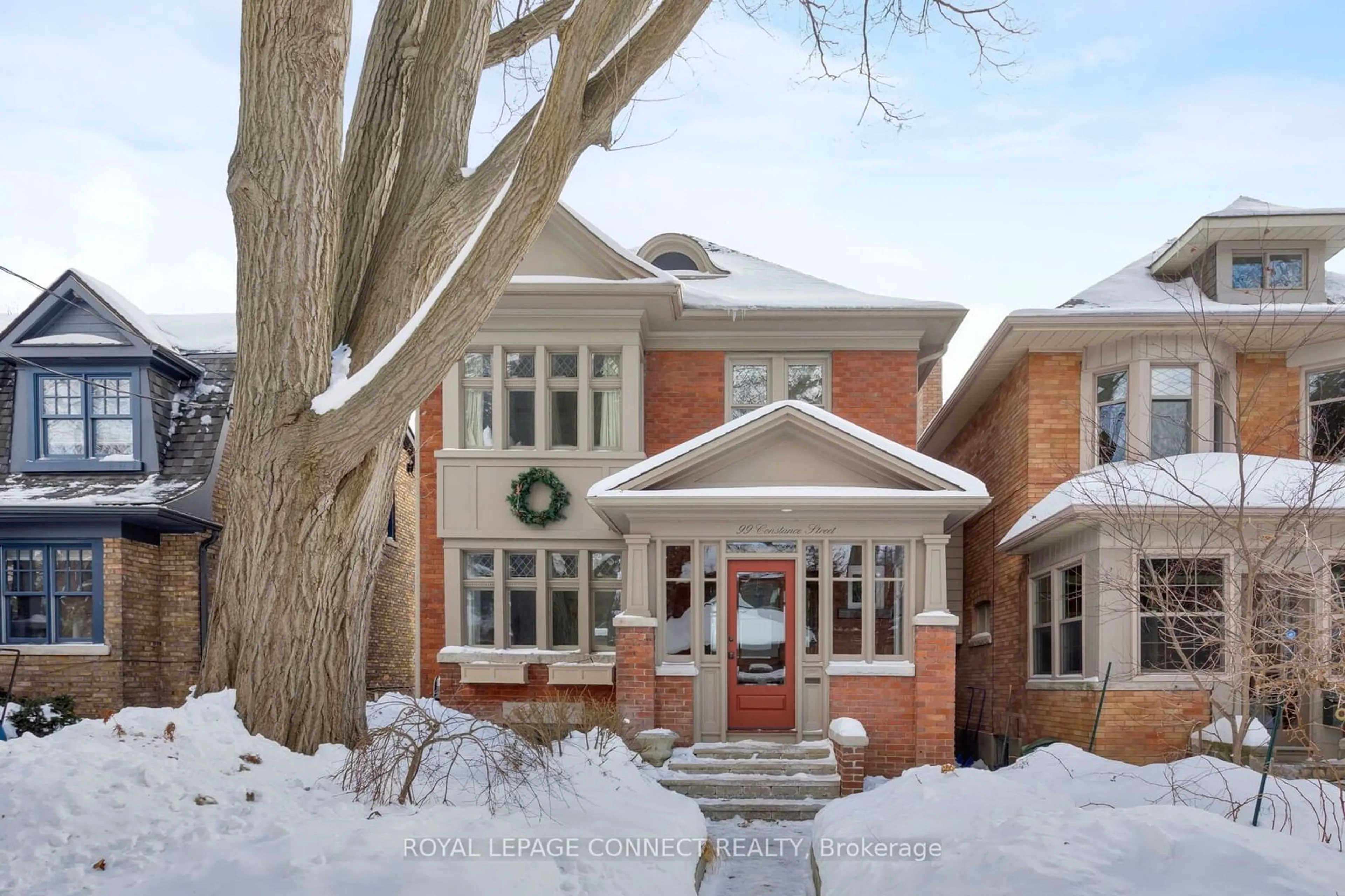 Home with brick exterior material, street for 99 Constance St, Toronto Ontario M6R 1S7