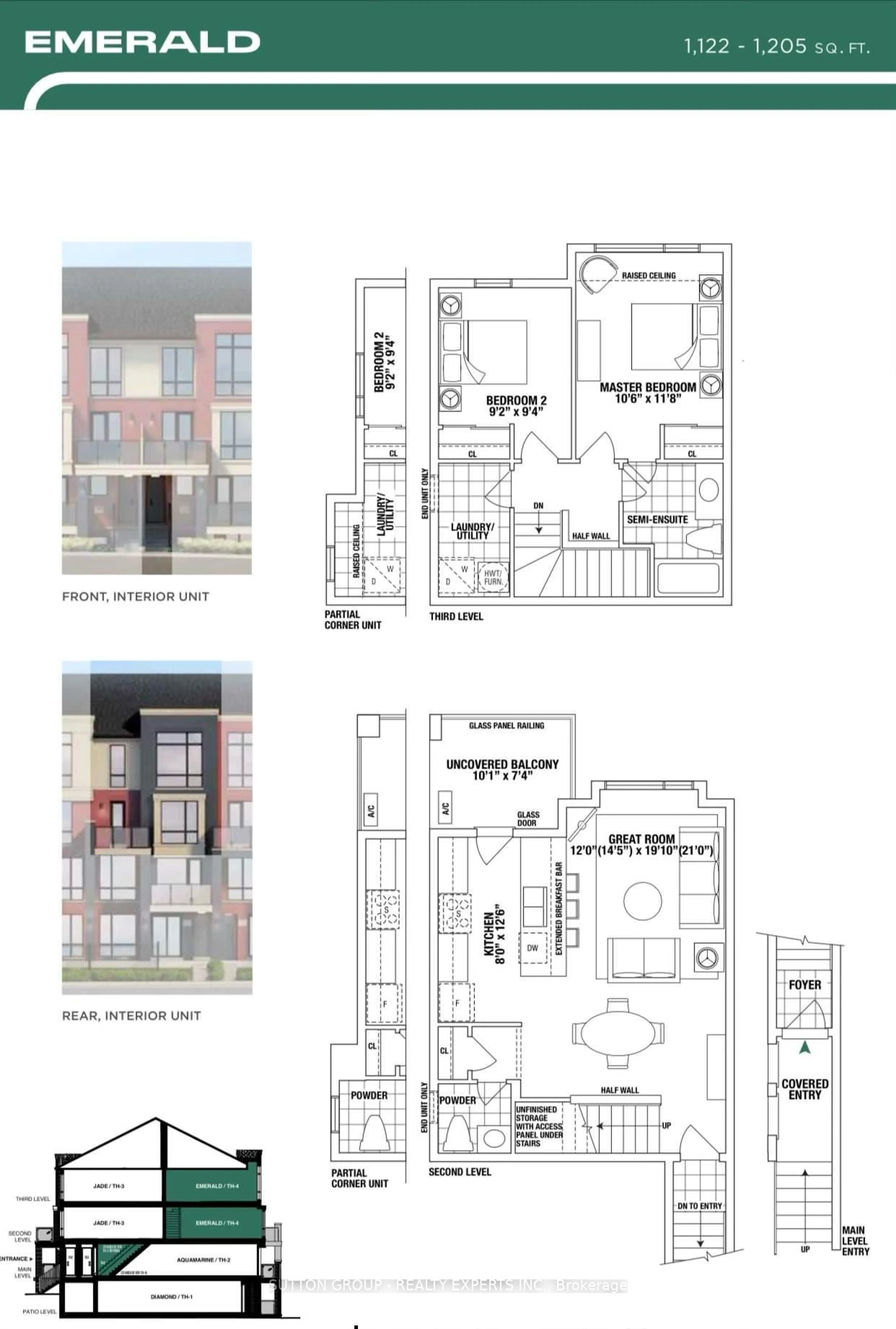 Floor plan for 65 Romilly Ave #8, Brampton Ontario L7A 5L8