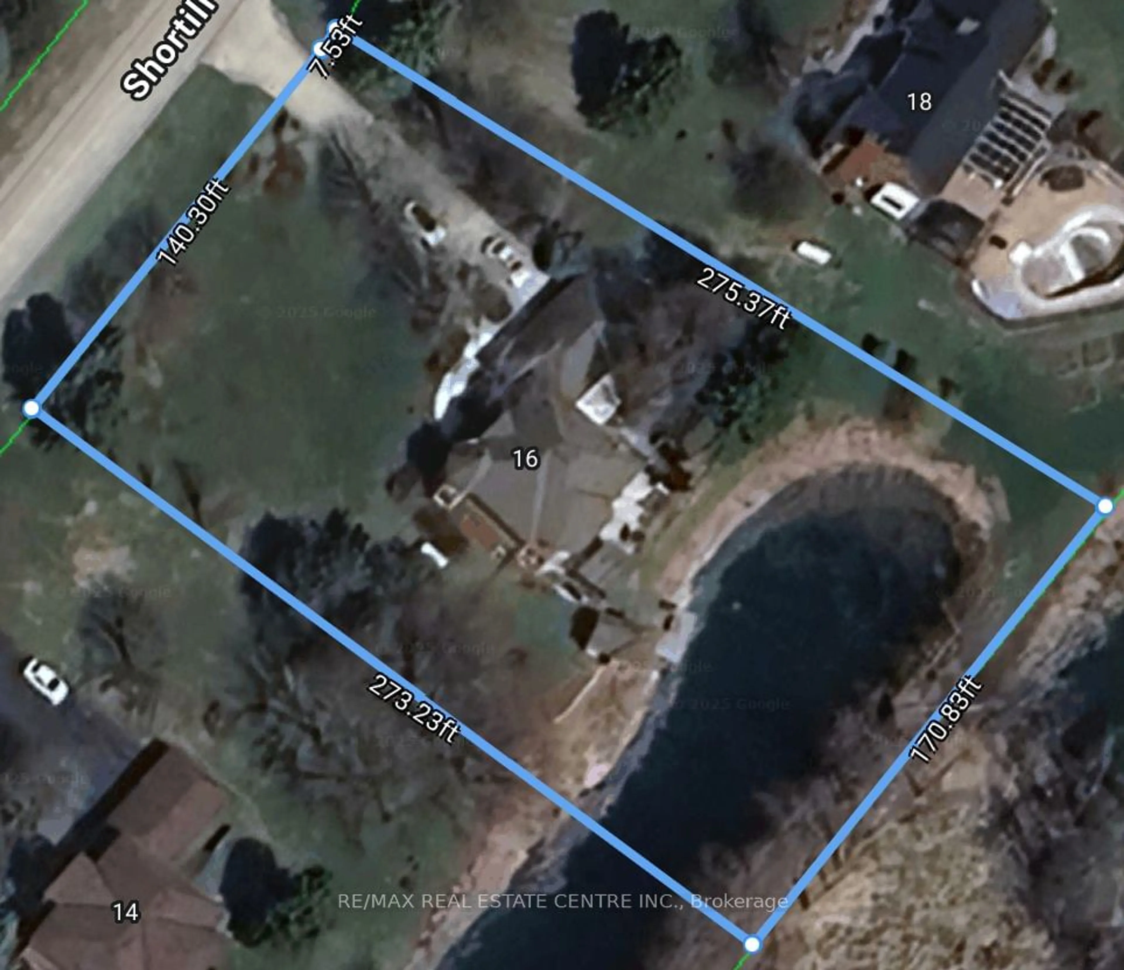 A pic from outside/outdoor area/front of a property/back of a property/a pic from drone, water/lake/river/ocean view for 16 Shortill Rd, Halton Hills Ontario L7G 4S4