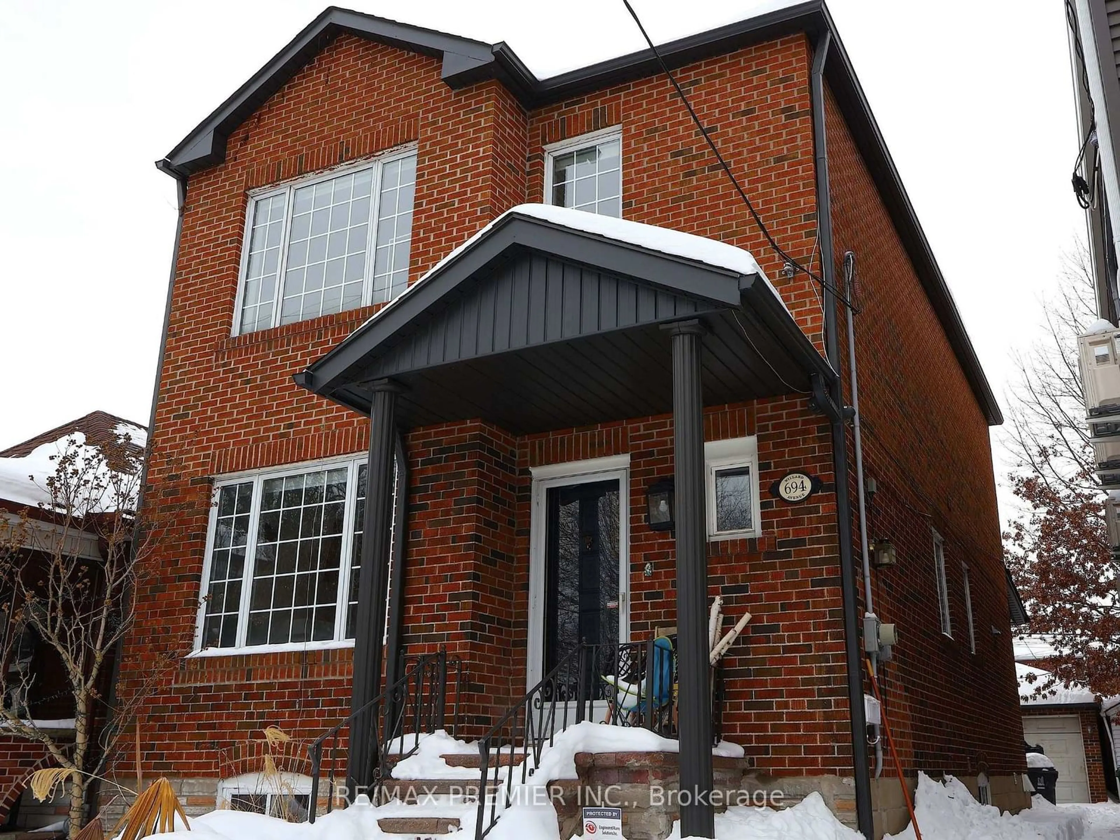 Home with brick exterior material, street for 694 Willard Ave, Toronto Ontario M6S 3S5