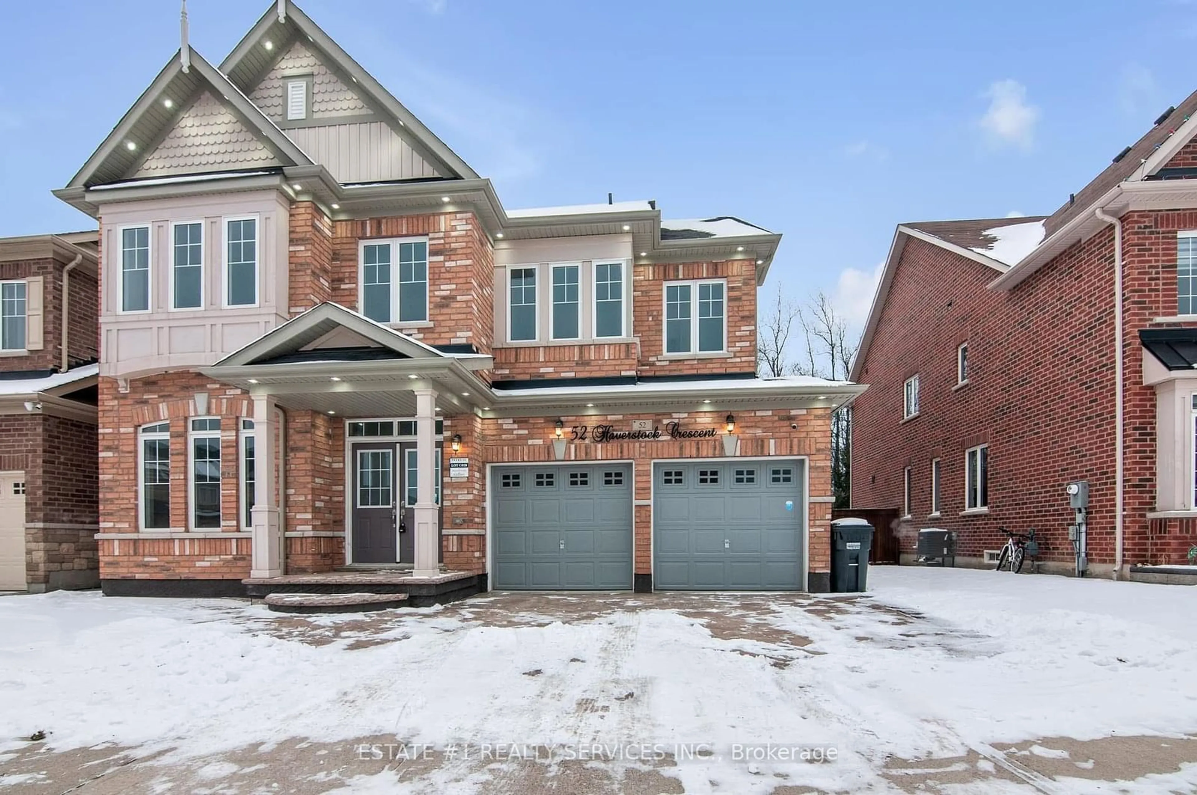 Home with brick exterior material, street for 52 Haverstock Cres, Brampton Ontario L7A 0G1