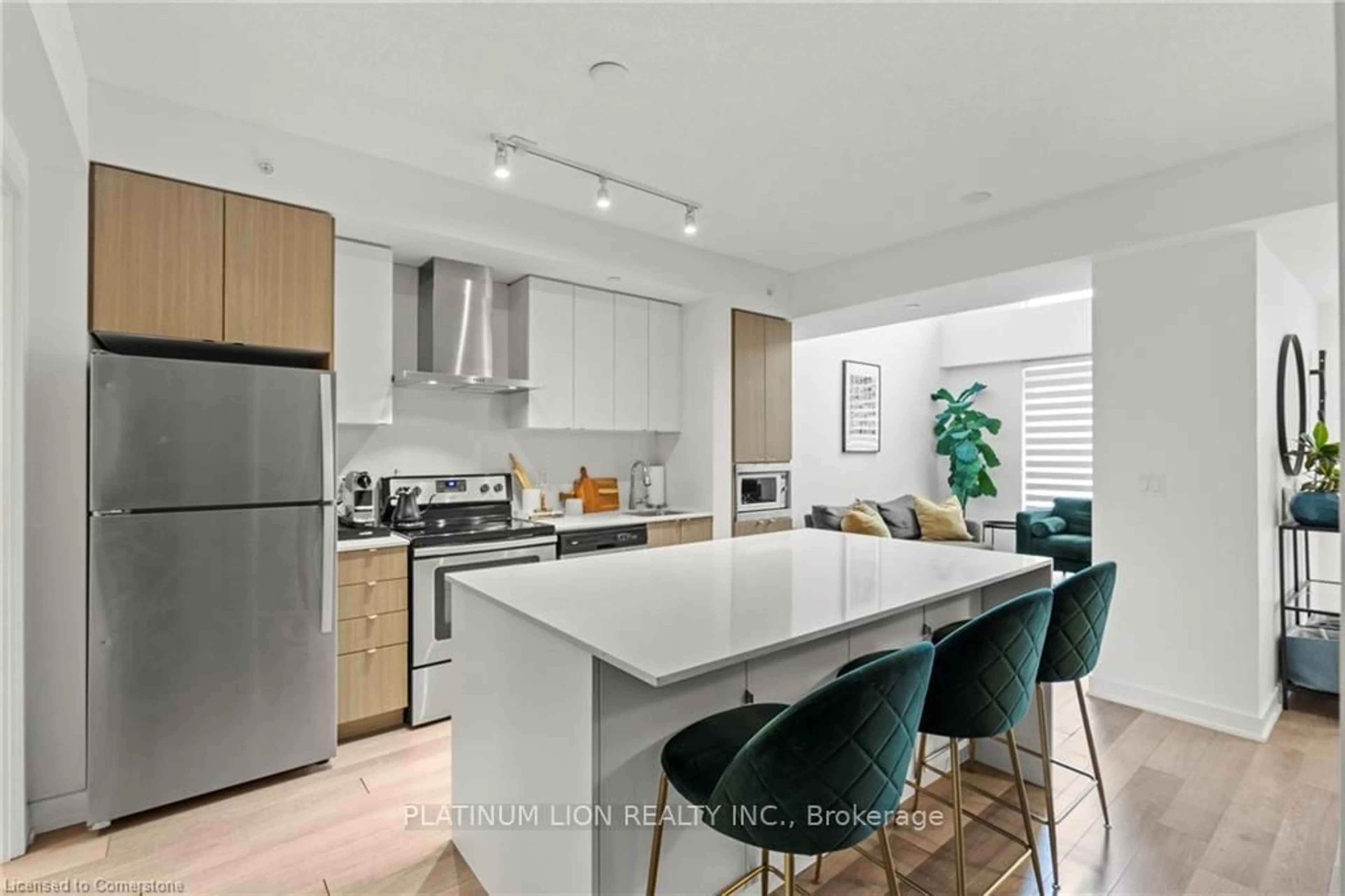 Open concept kitchen, unknown for 5260 Dundas St #C212, Burlington Ontario L7L 0J7