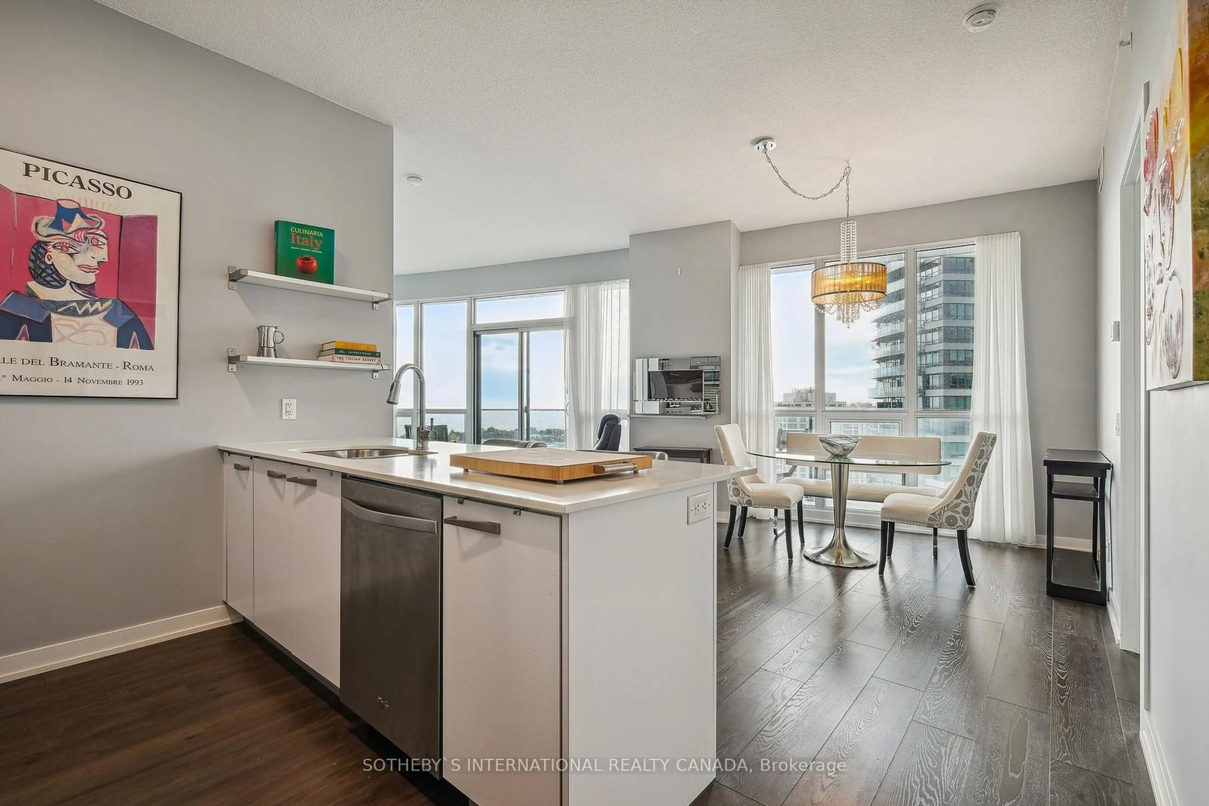 Open concept kitchen, unknown for 2212 Lake Shore Blvd #1803, Toronto Ontario M8V 0C2