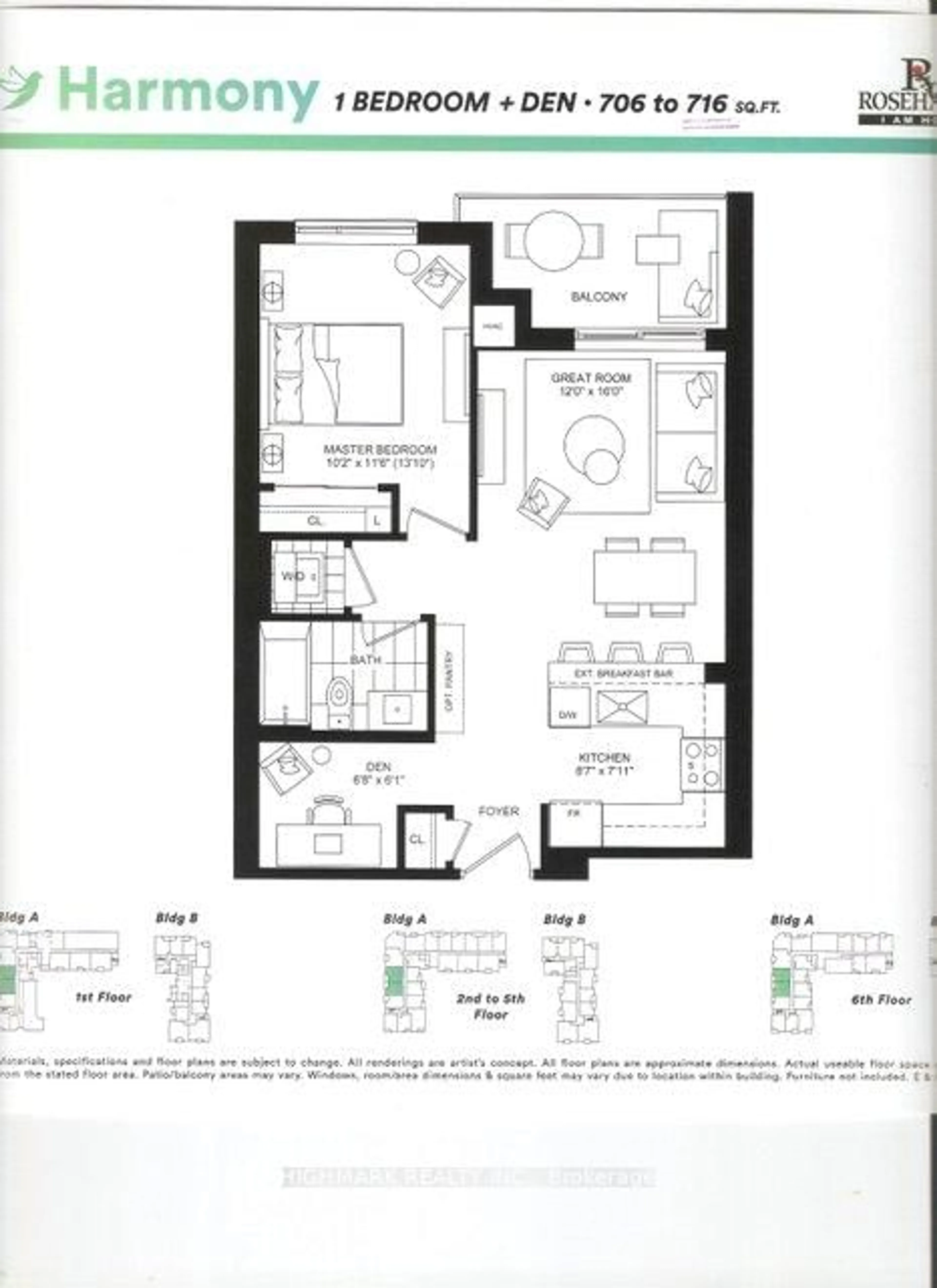 Floor plan for 320 Plains Rd #308, Burlington Ontario L7T 0C1