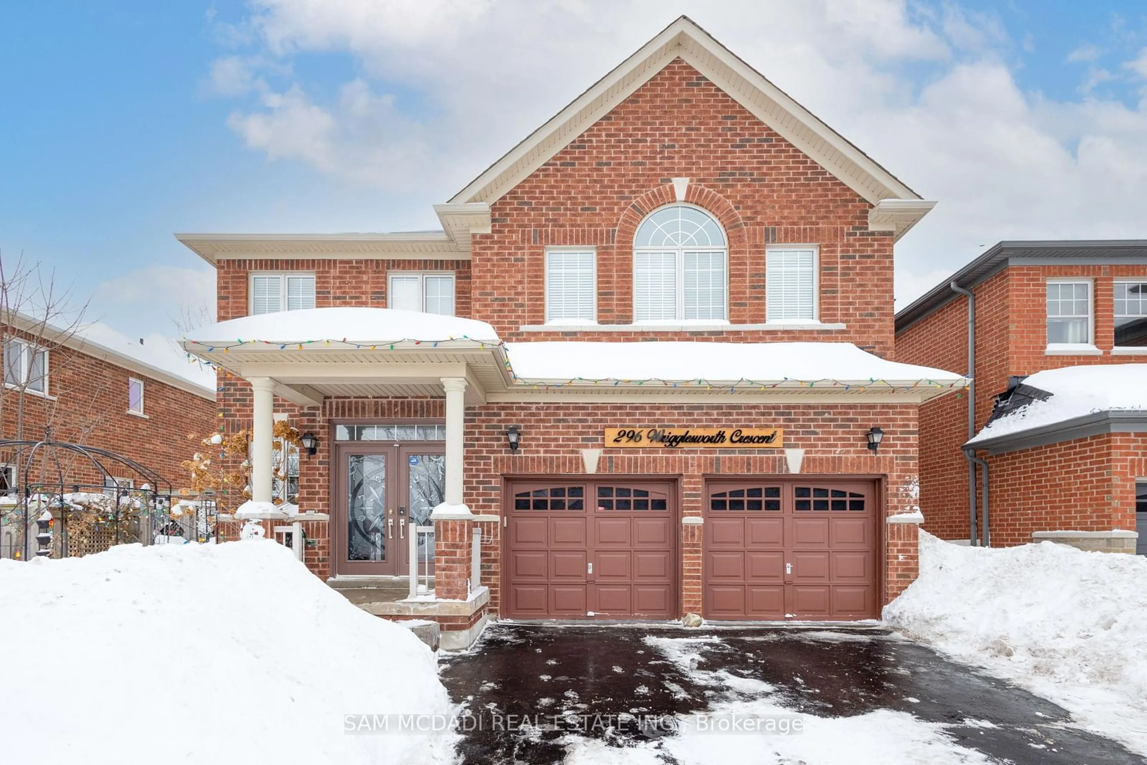 Home with brick exterior material, street for 296 Wrigglesworth Cres, Milton Ontario L9T 6Z9