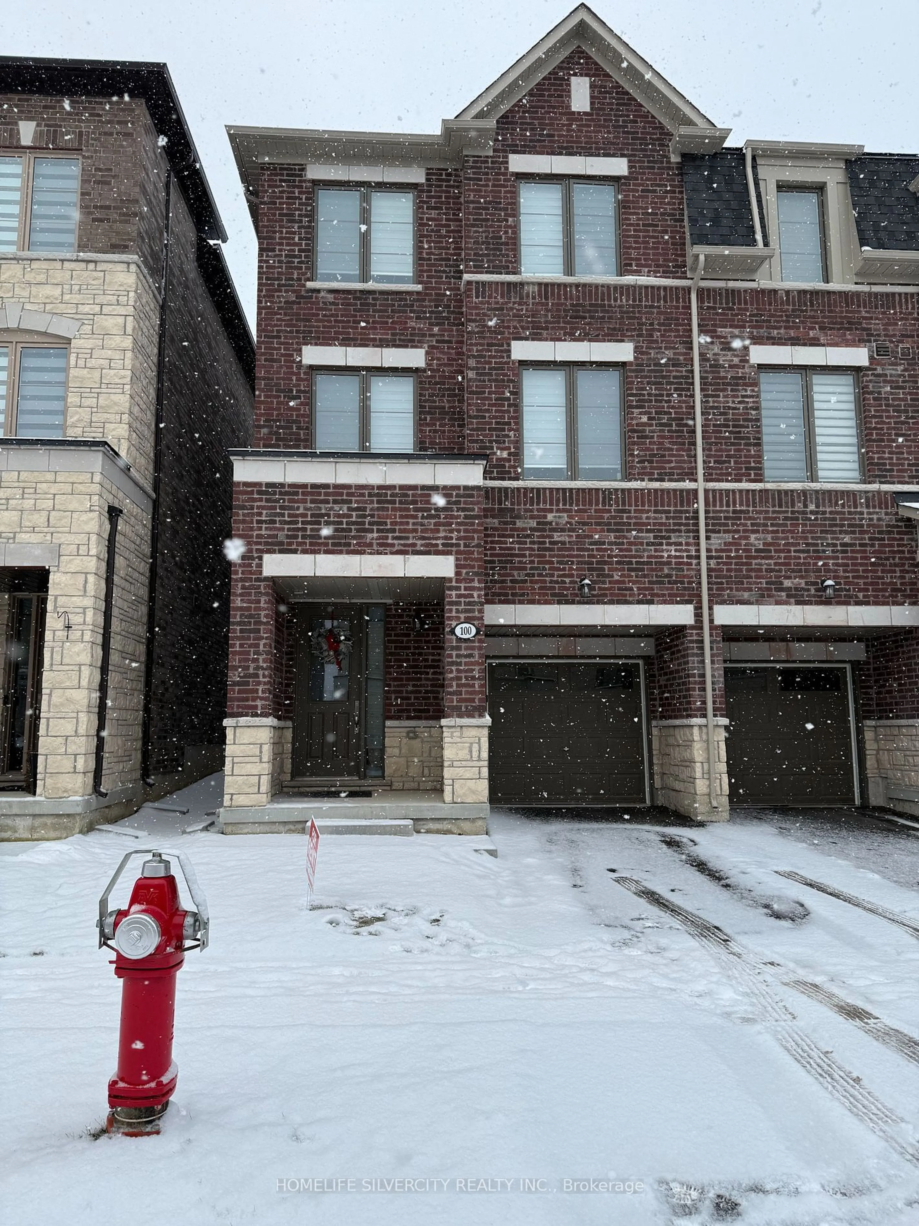 Home with brick exterior material, street for 100 Halliford Pl, Brampton Ontario L6P 4N6