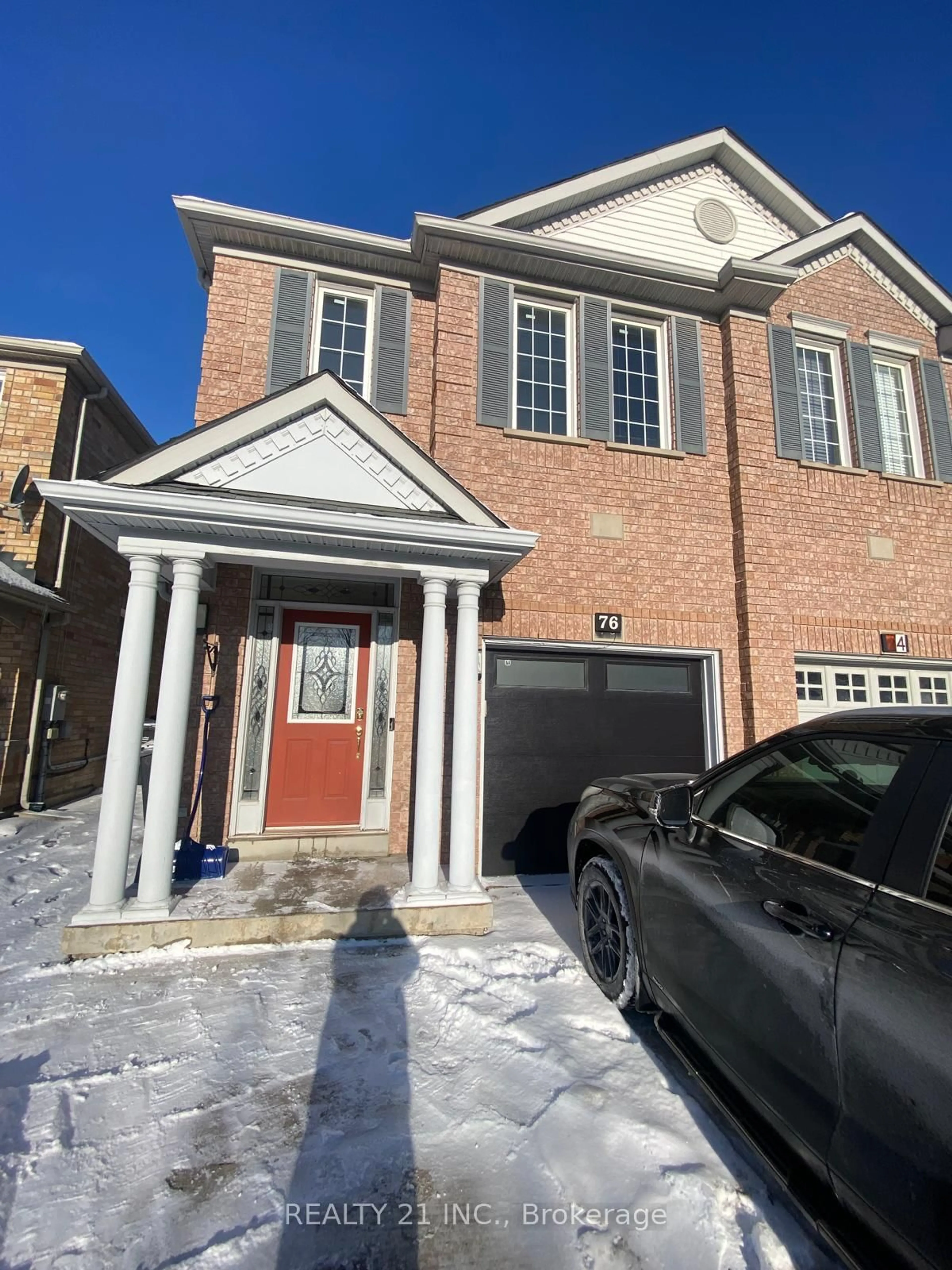 Home with brick exterior material, street for 76 Sweet Clover Cres, Brampton Ontario L6R 2Z9