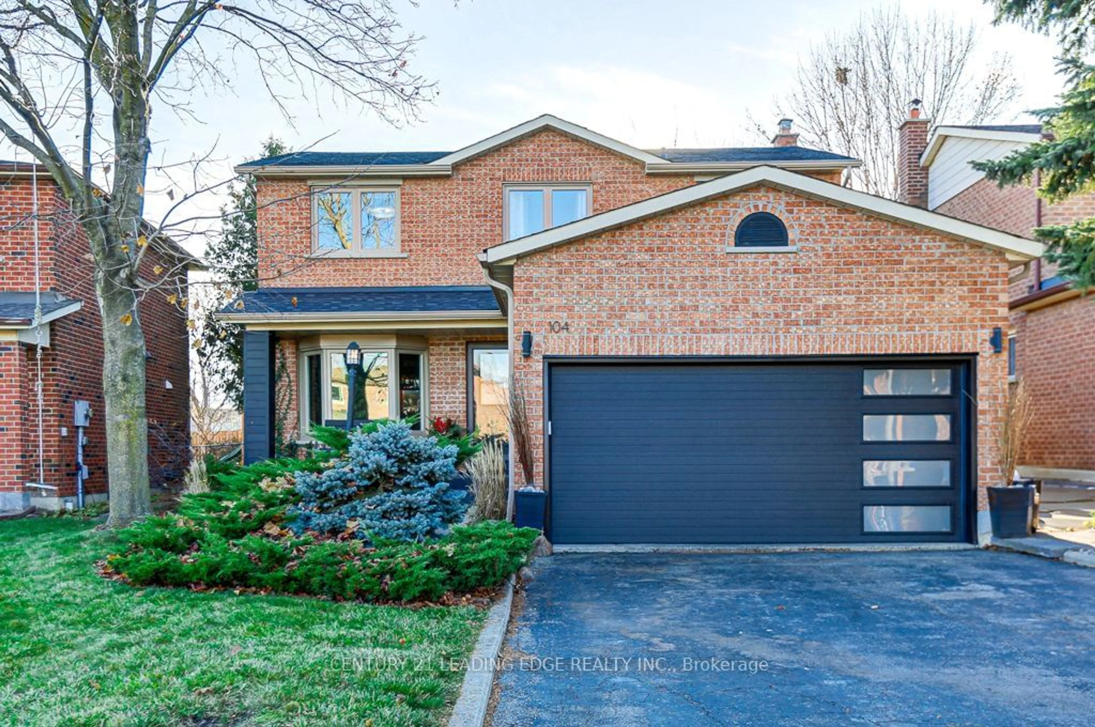 Home with brick exterior material, street for 104 De Rose Ave, Caledon Ontario L7E 1A7