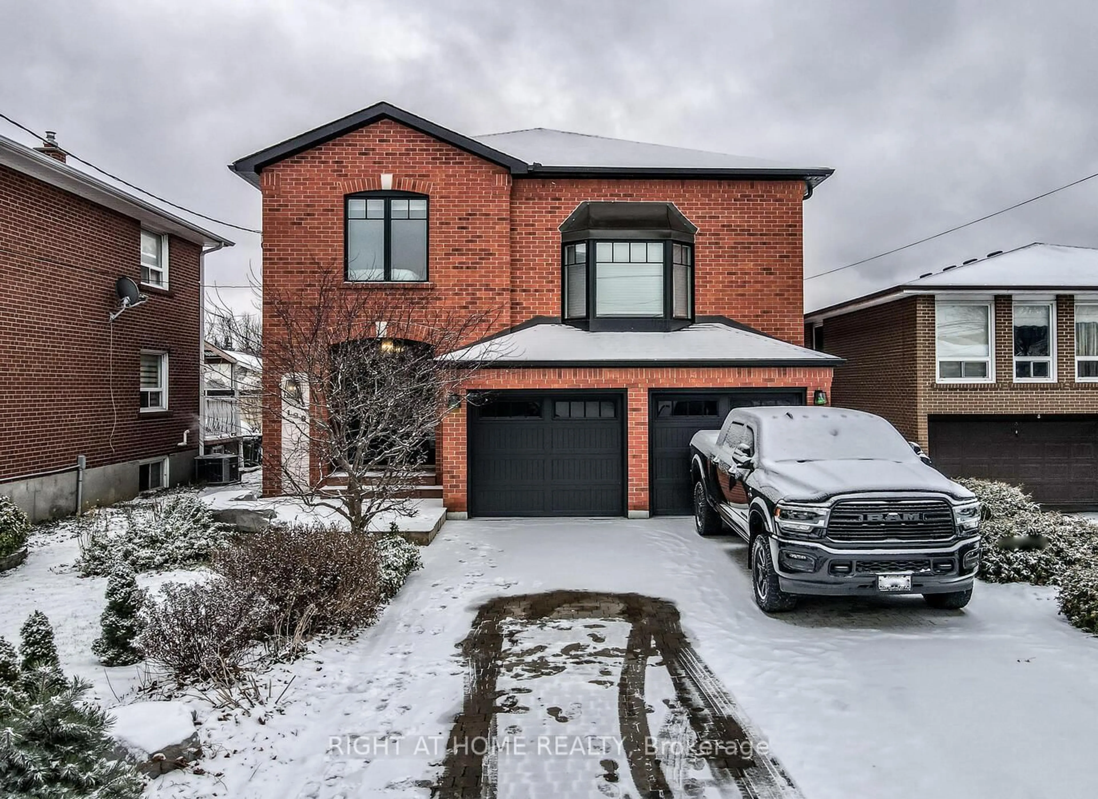 Home with brick exterior material, street for 129 Maple Leaf Dr, Toronto Ontario M6L 1N7