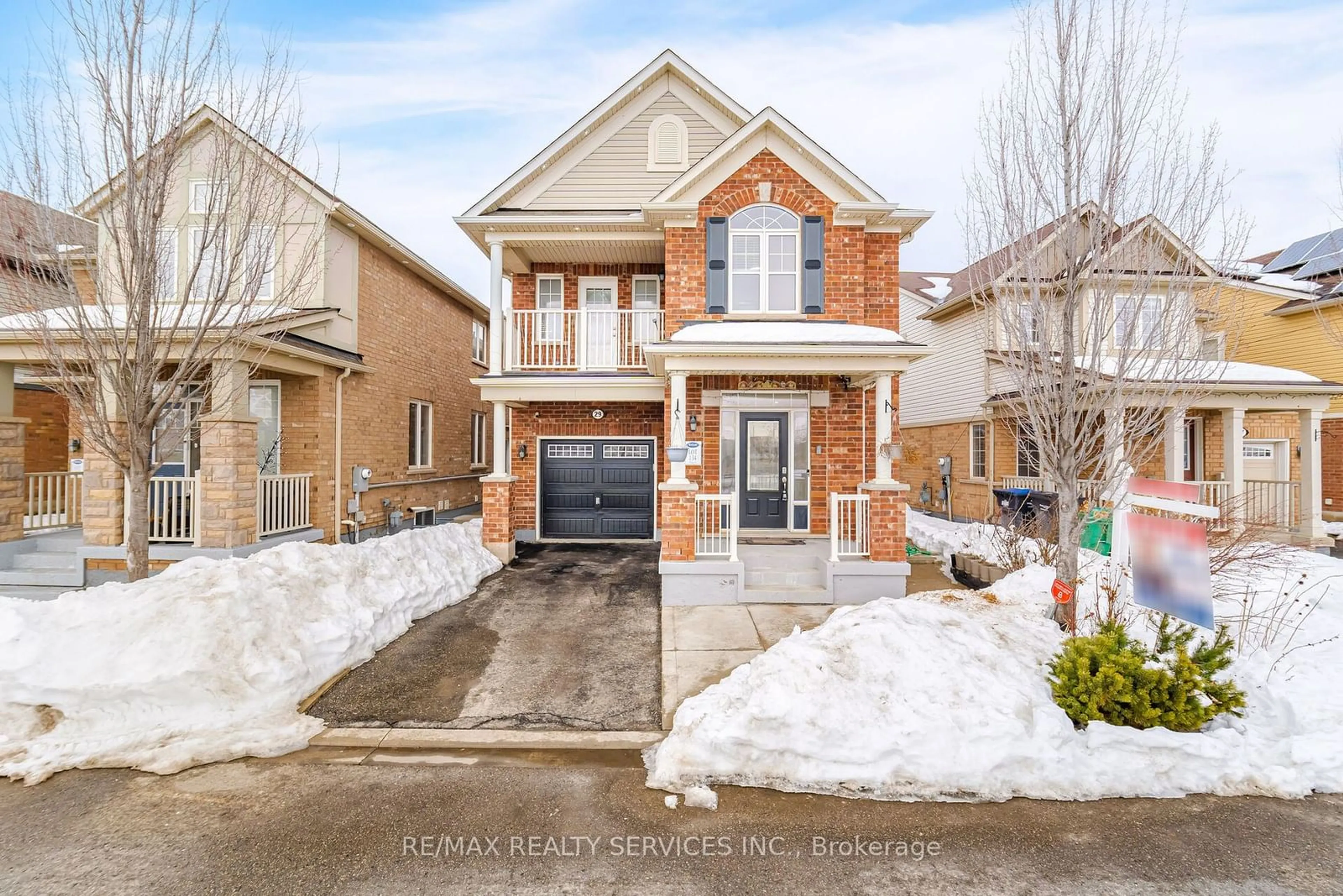 Home with brick exterior material, street for 29 Bonsai Lane, Brampton Ontario L7A 0T9