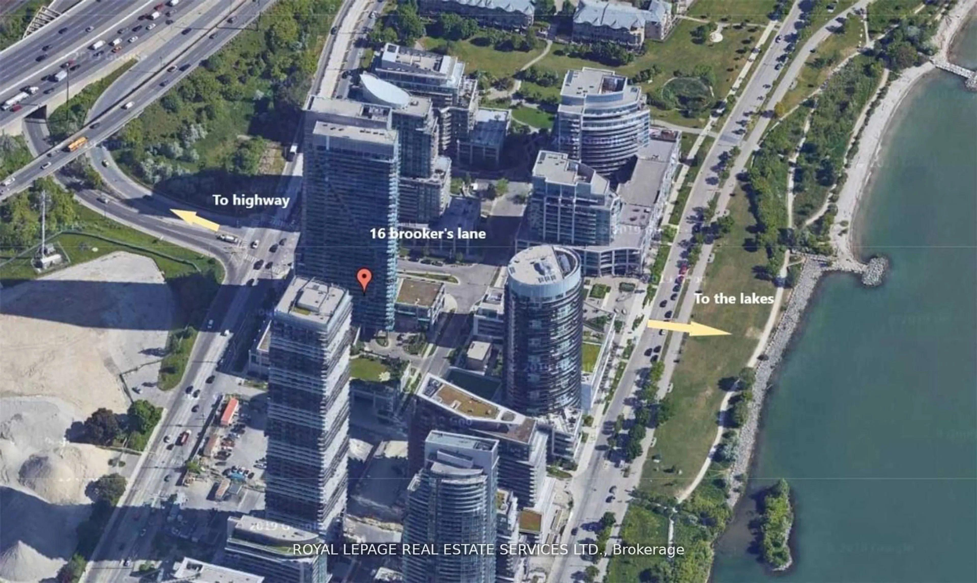 Picture of a map for 16 Brookers Lane #812, Toronto Ontario M8V 0A5