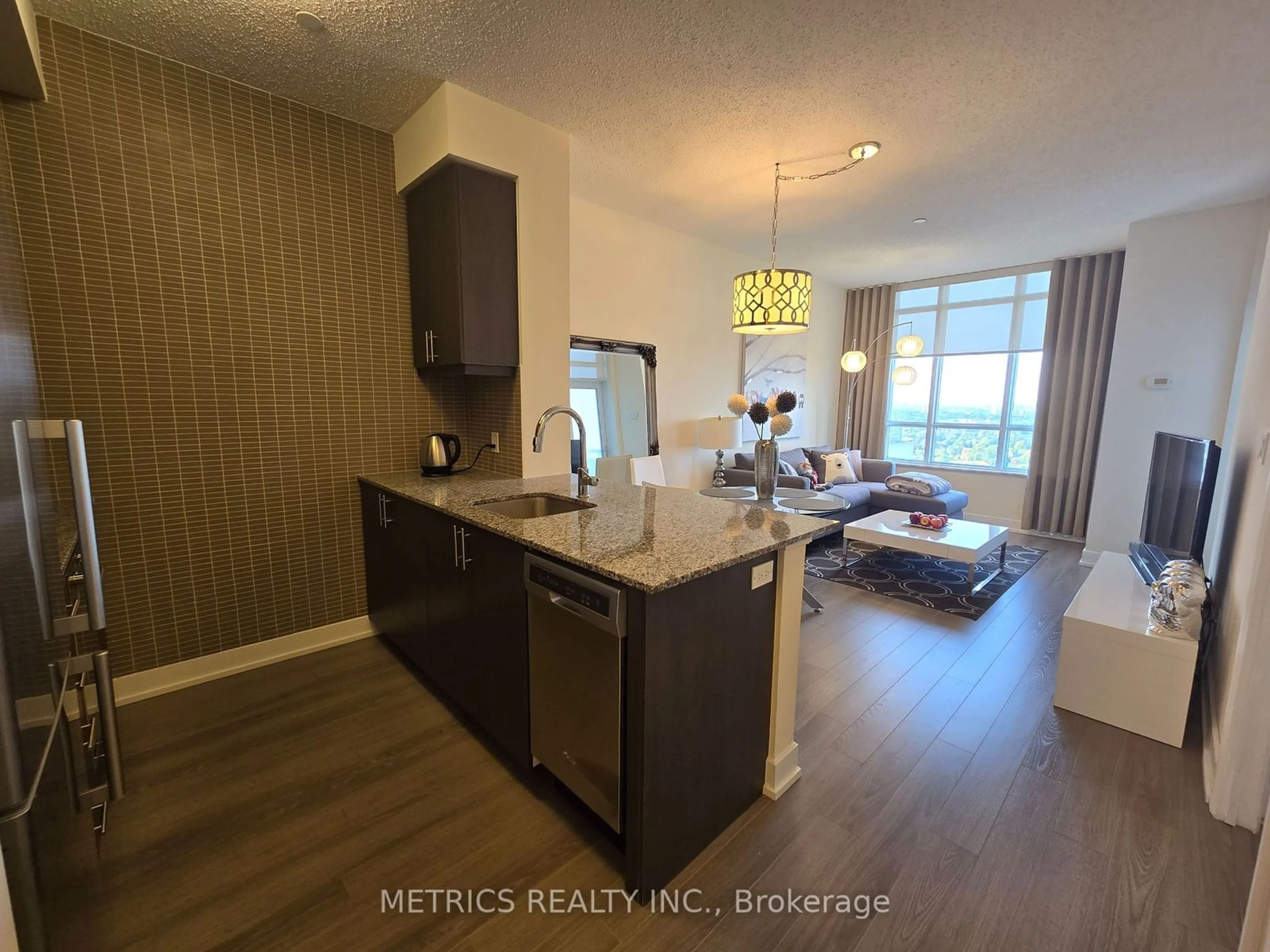 Open concept kitchen, unknown for 2 Eva Rd #PH29, Toronto Ontario M9C 0A9