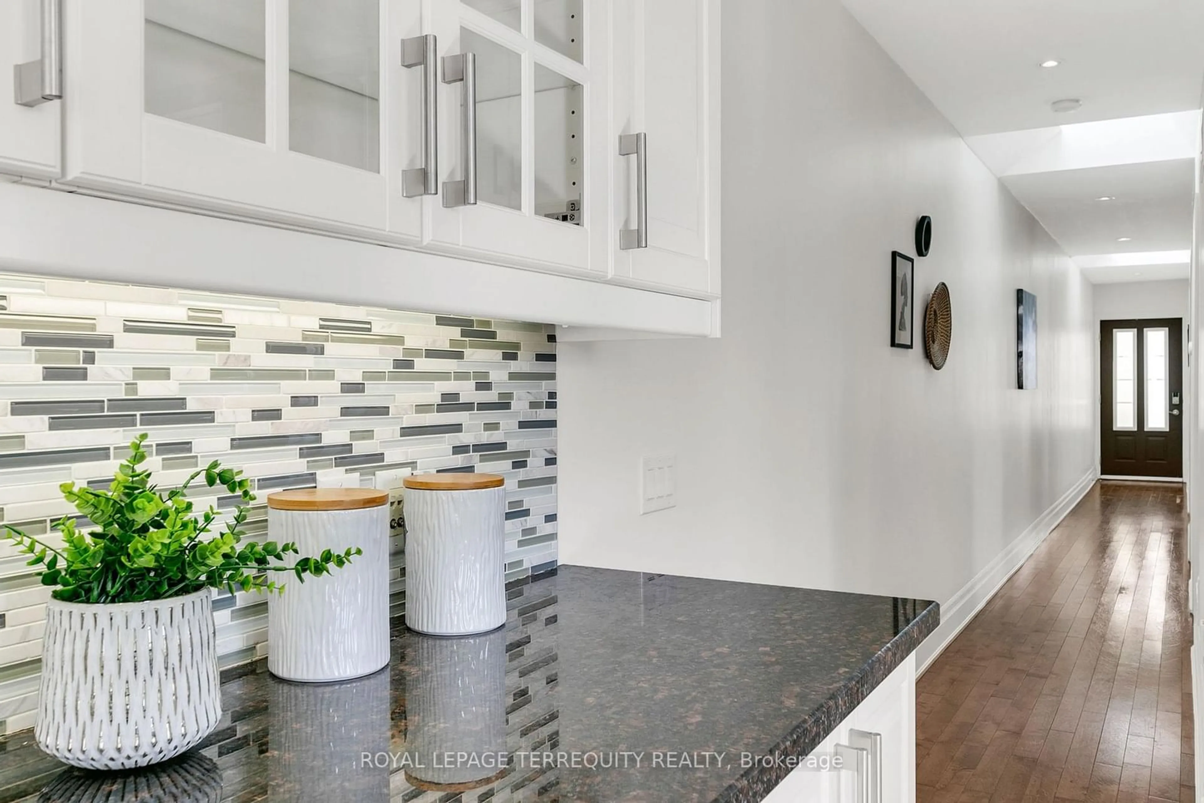 Contemporary kitchen, ceramic/tile floor for 46 Branstone Rd, Toronto Ontario M6E 4E4