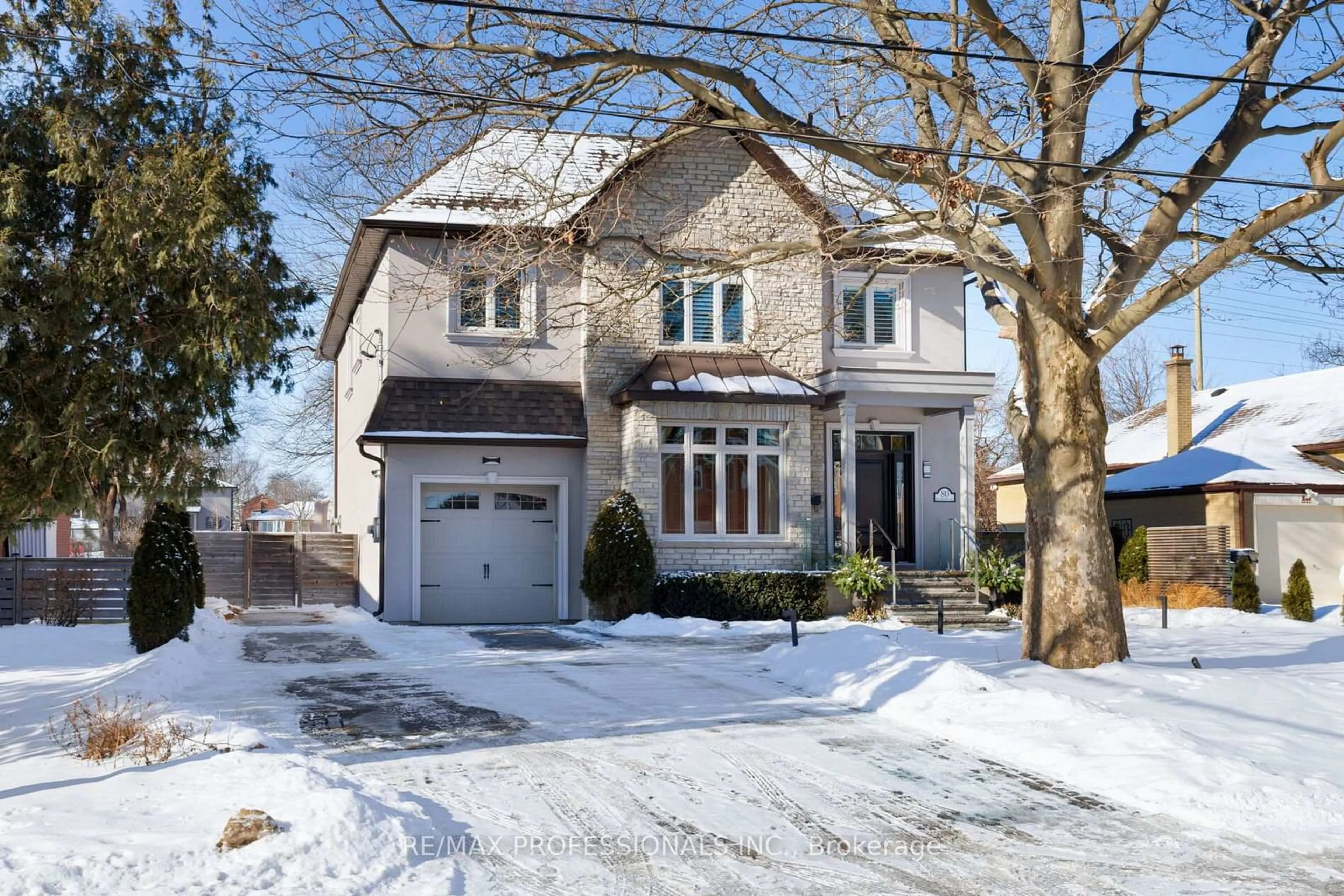 Home with brick exterior material, street for 80 Haliburton Ave, Toronto Ontario M9B 4Y4