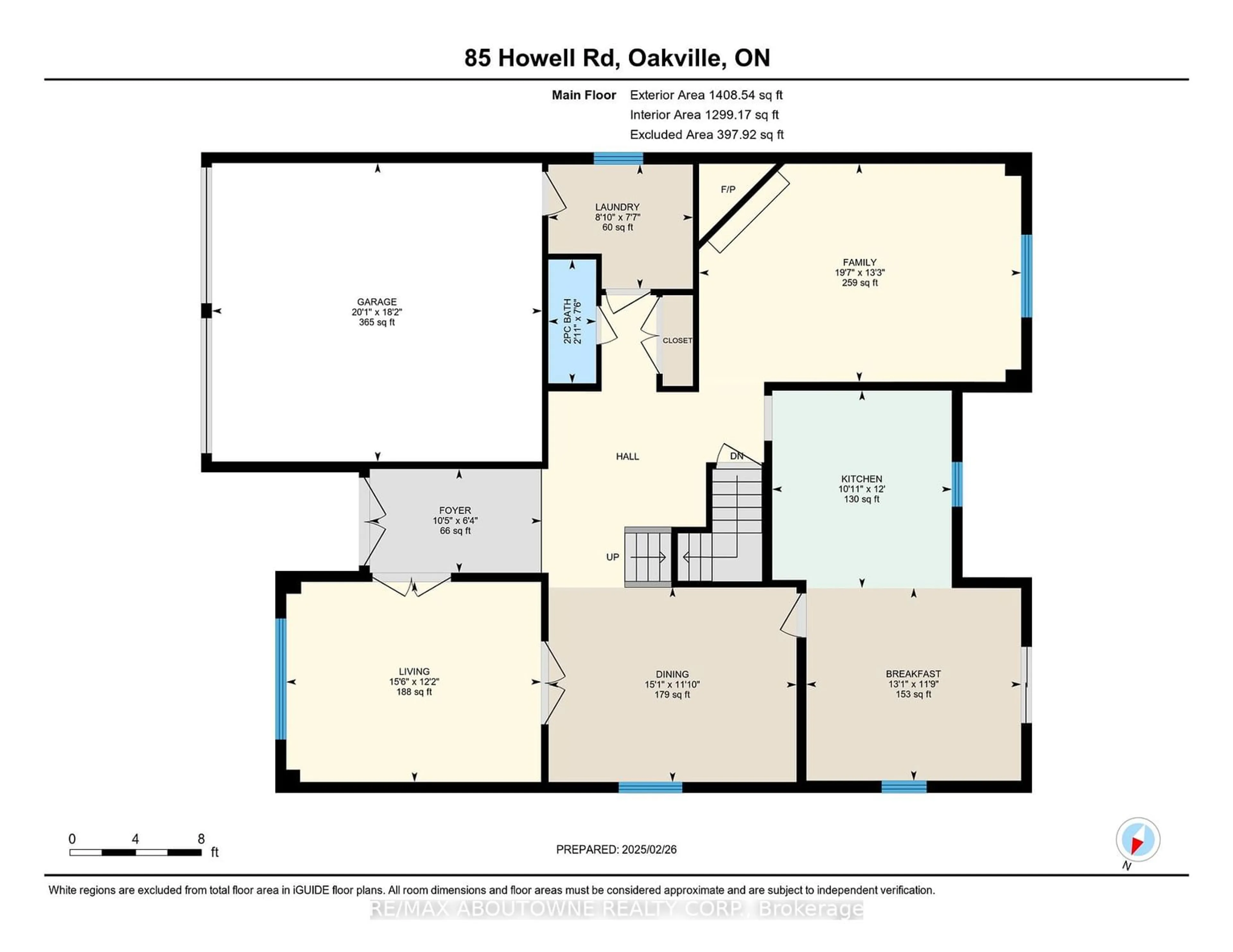 Floor plan for 85 HOWELL Rd, Oakville Ontario L6H 5Z6