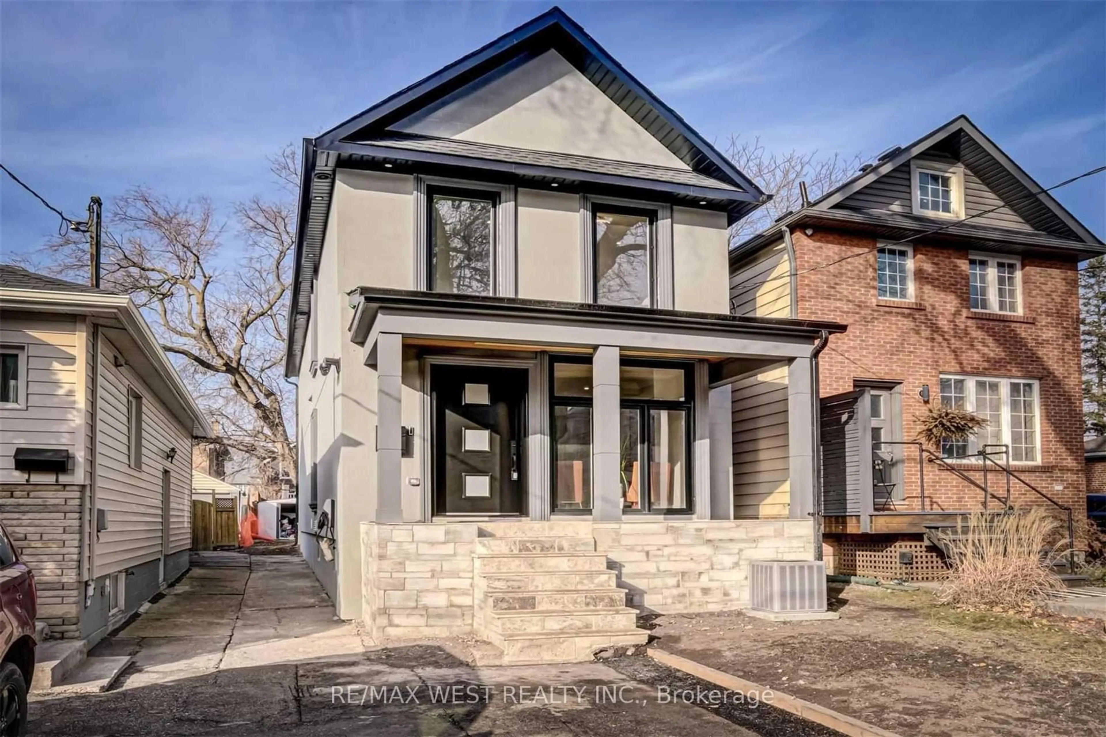 Home with brick exterior material, street for 94 Lake Cres, Toronto Ontario M8V 1W1