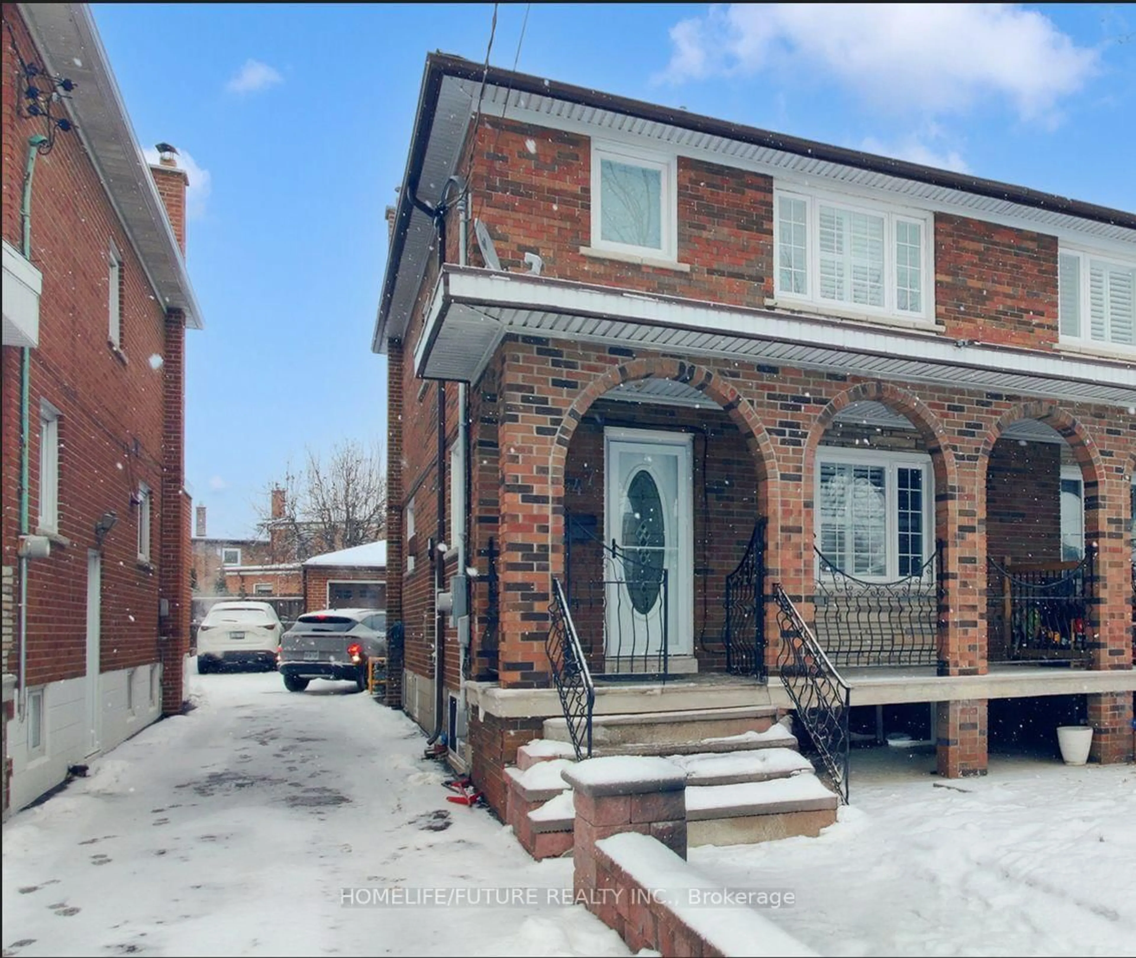 Home with brick exterior material, street for 847 Runnymede Rd, Toronto Ontario M6N 3W1