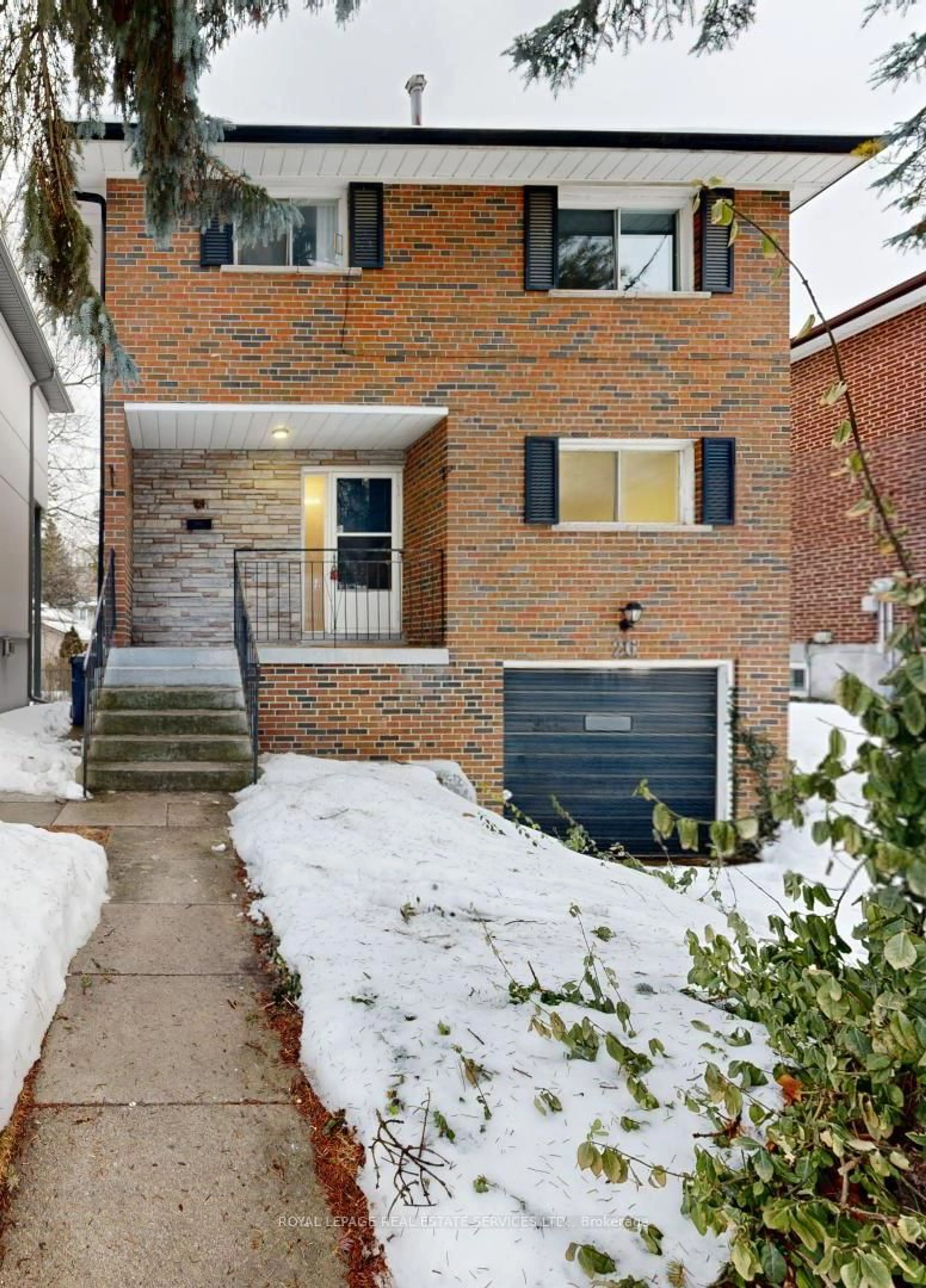 Home with brick exterior material, street for 26 Innisfree Crt, Toronto Ontario M6S 3N8