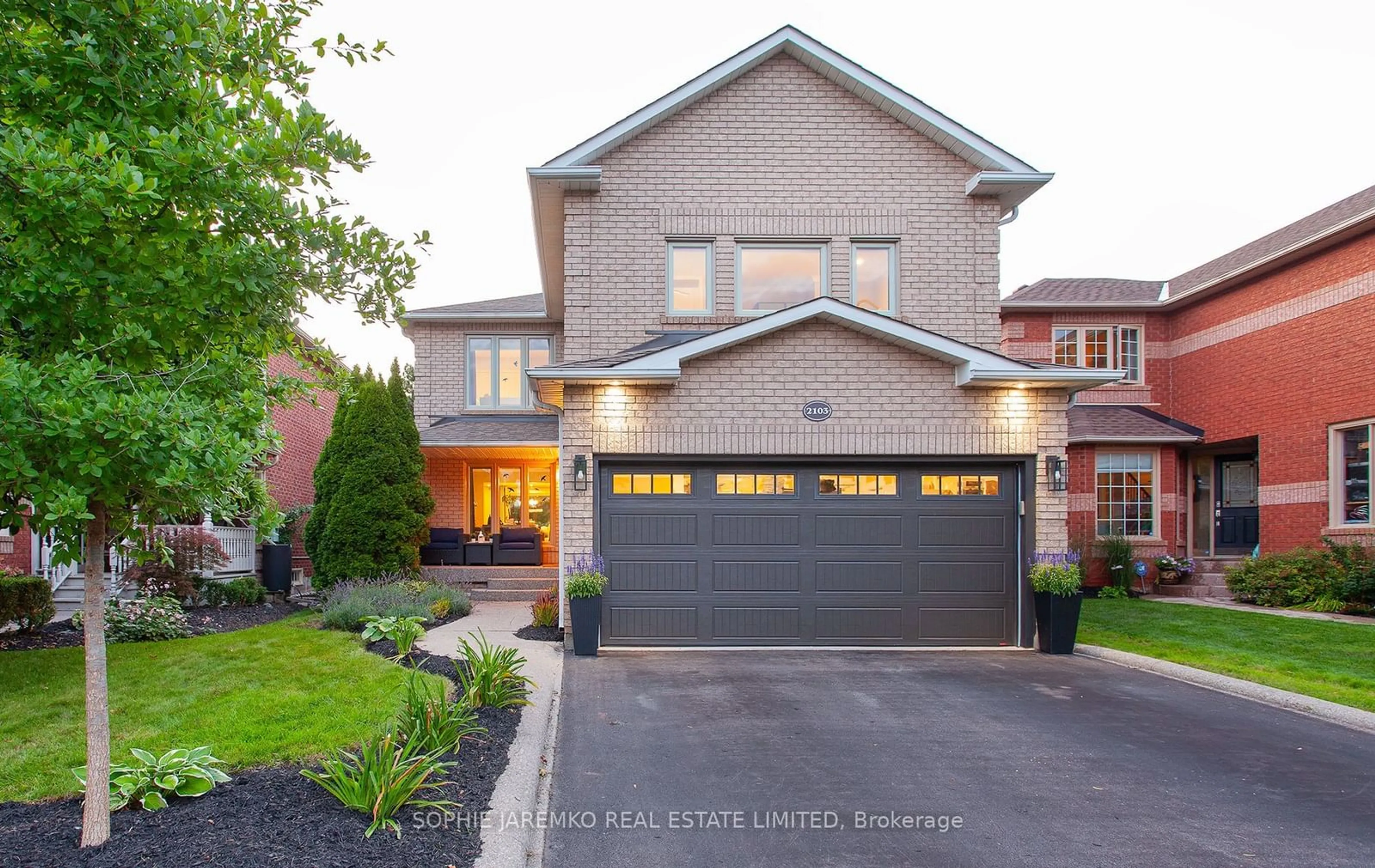 Home with brick exterior material, street for 2103 Grand Ravine Dr, Oakville Ontario L6H 6B4