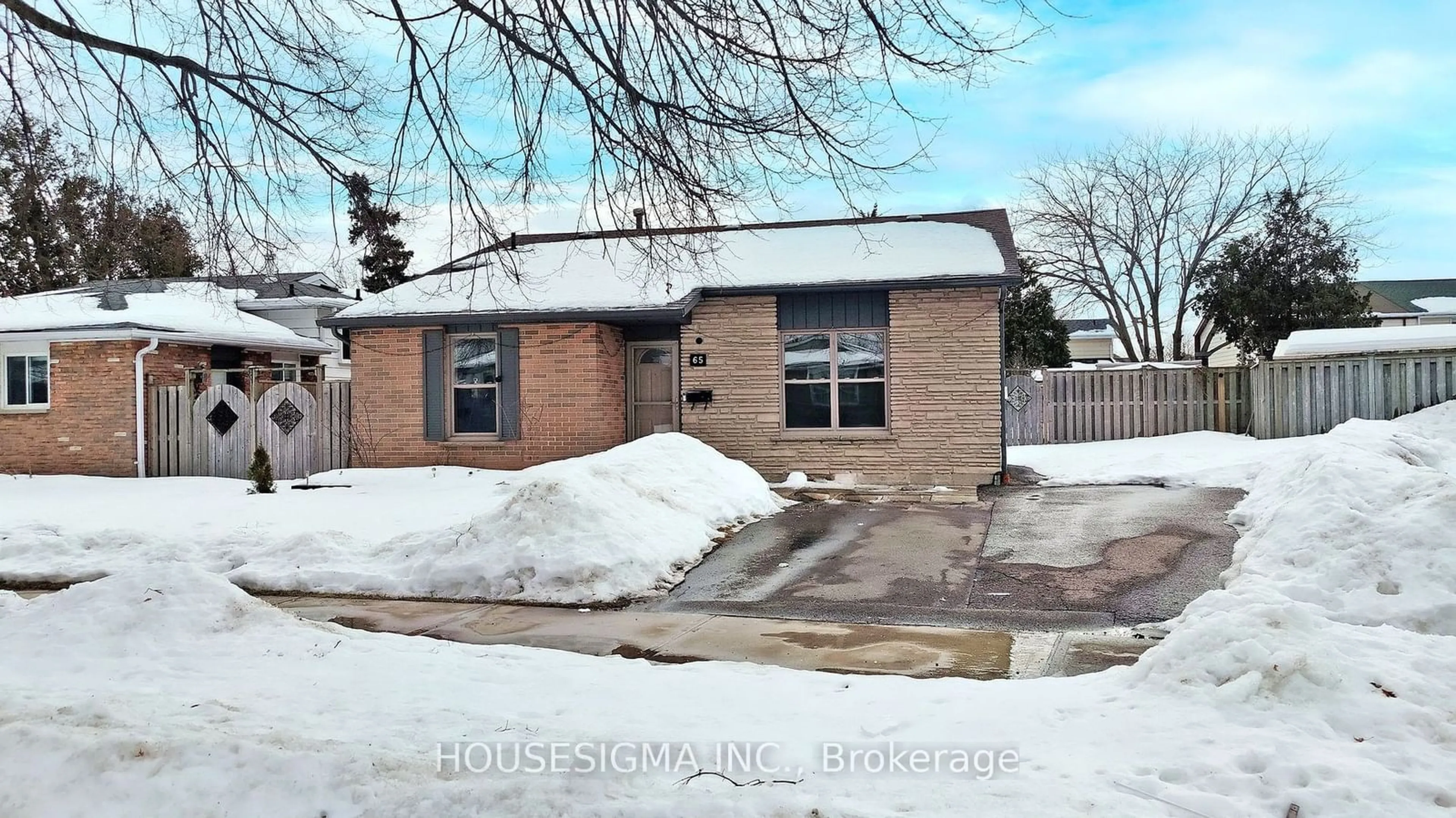 Home with brick exterior material, street for 65 Reigate Ave, Brampton Ontario L6V 2E2