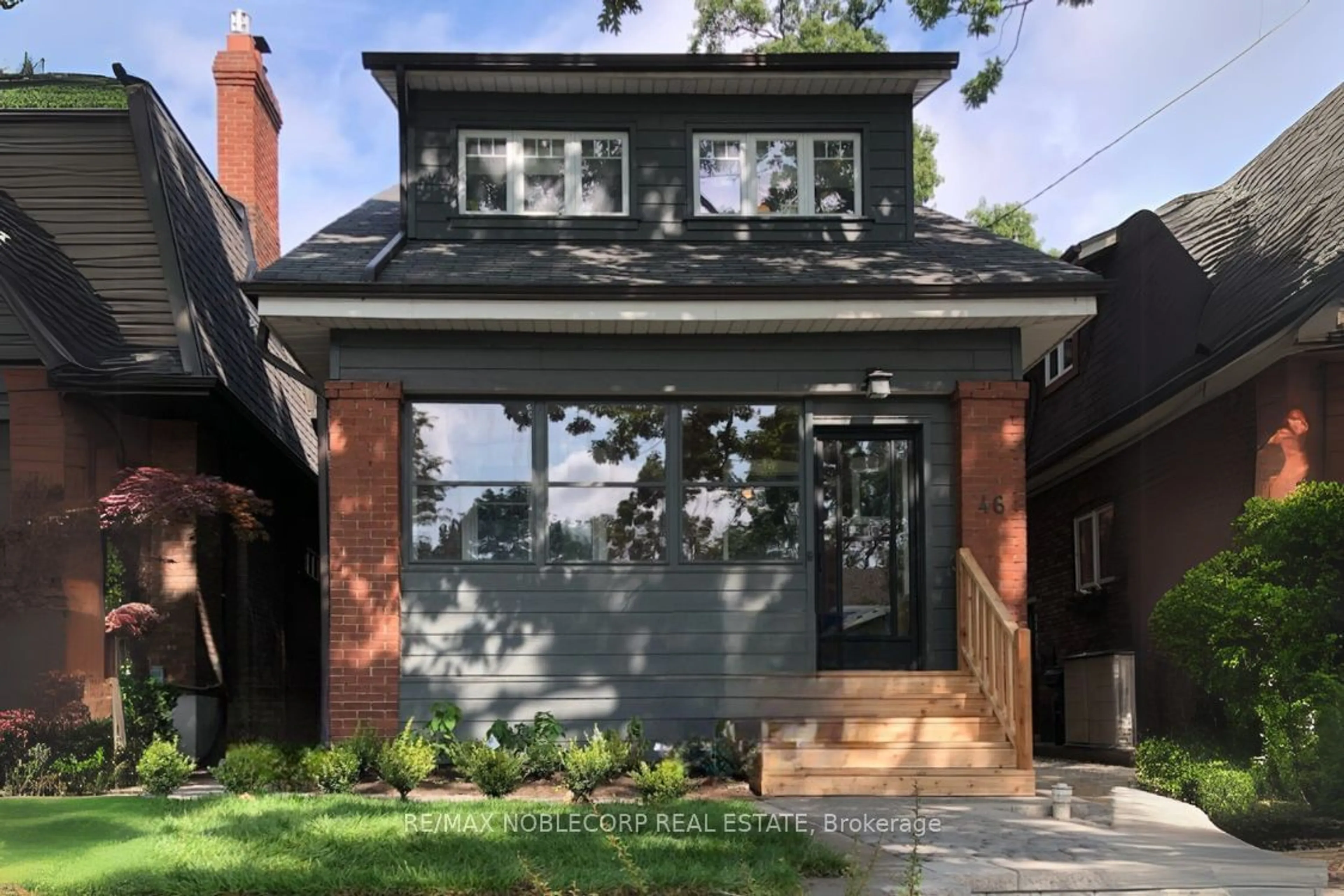 Home with brick exterior material, street for 46 Glenwood Ave, Toronto Ontario M6P 3C6