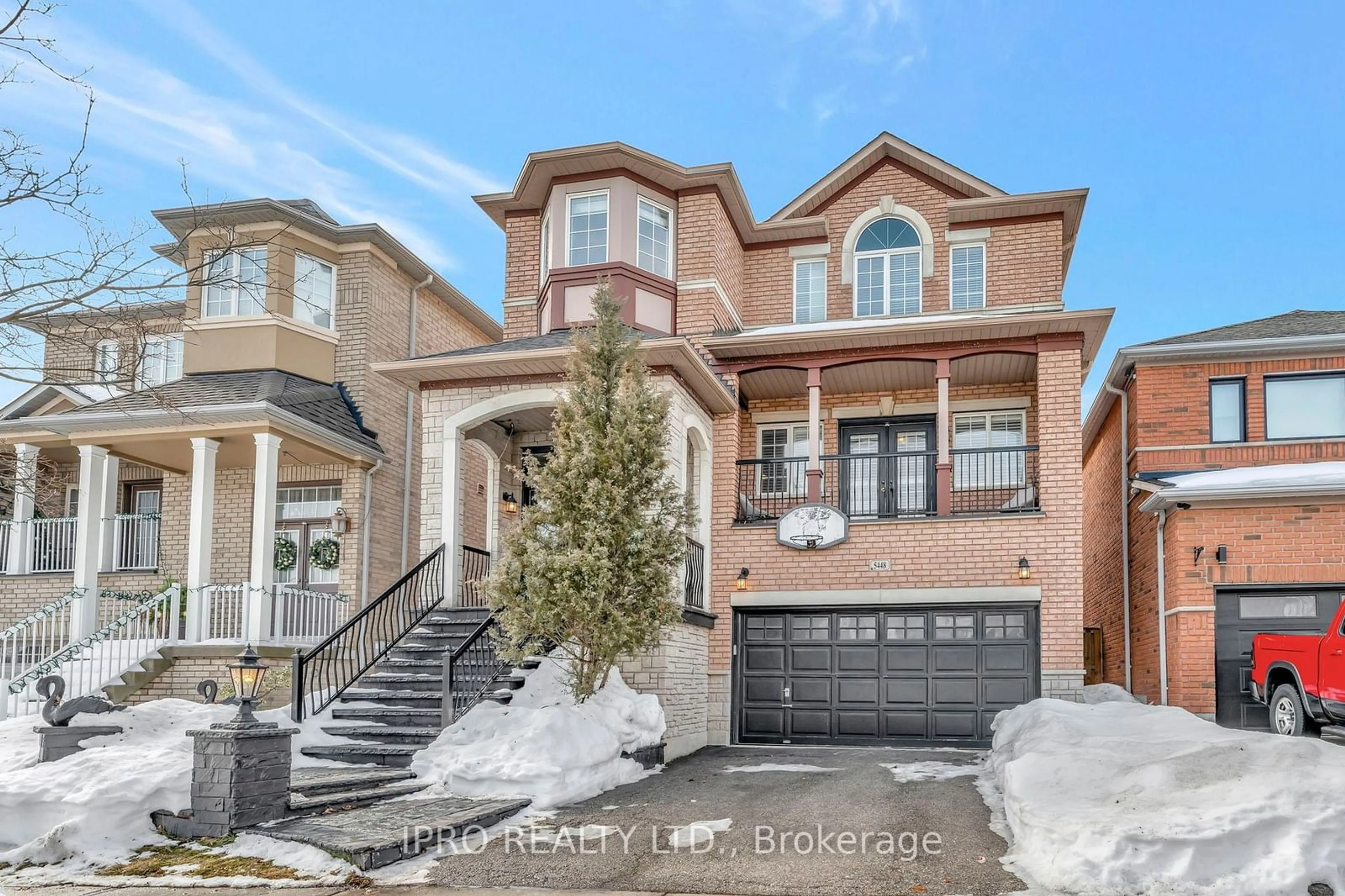 Home with brick exterior material, street for 5448 Churchill Meadows Blvd, Mississauga Ontario L5M 6X5