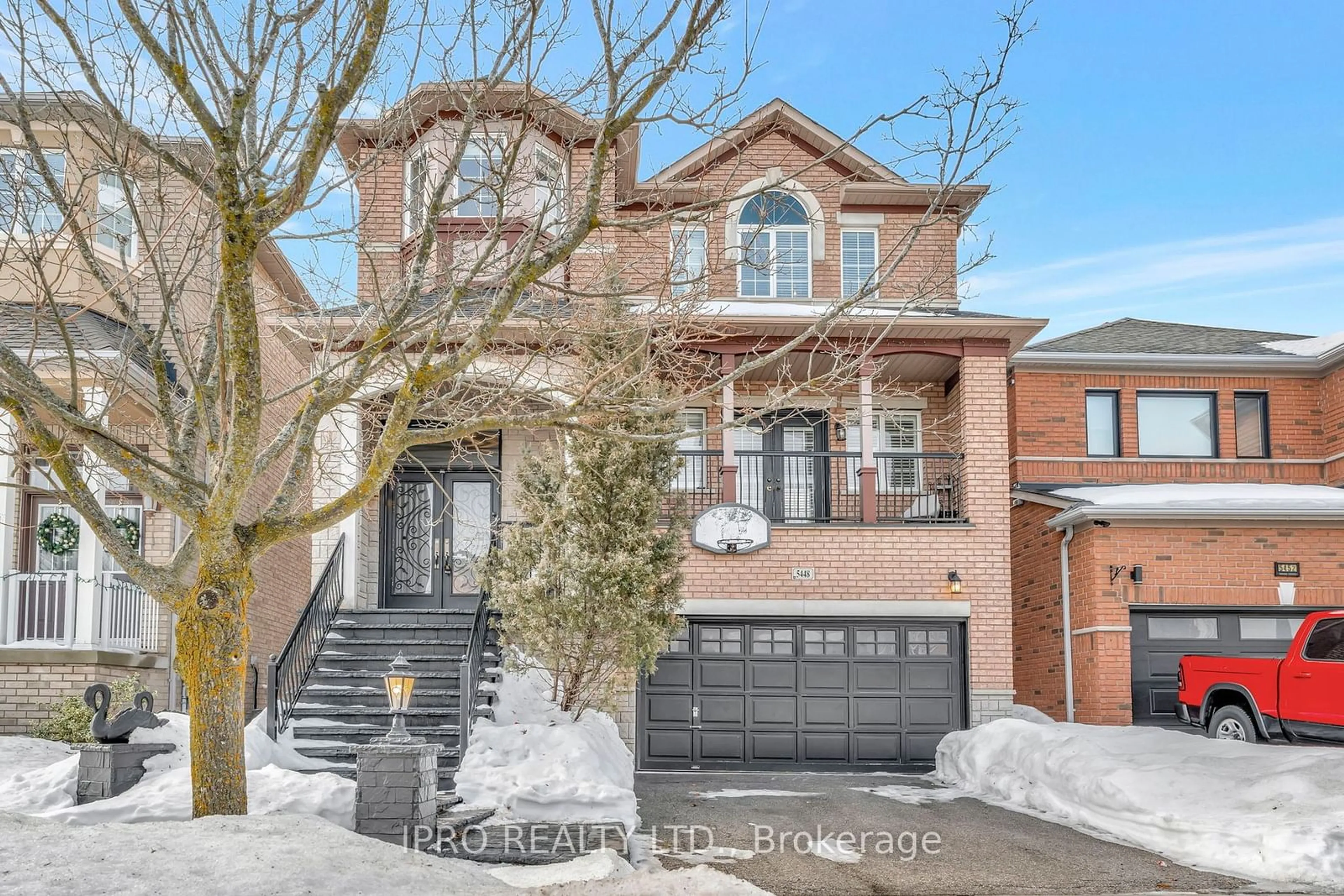 Home with brick exterior material, street for 5448 Churchill Meadows Blvd, Mississauga Ontario L5M 6X5