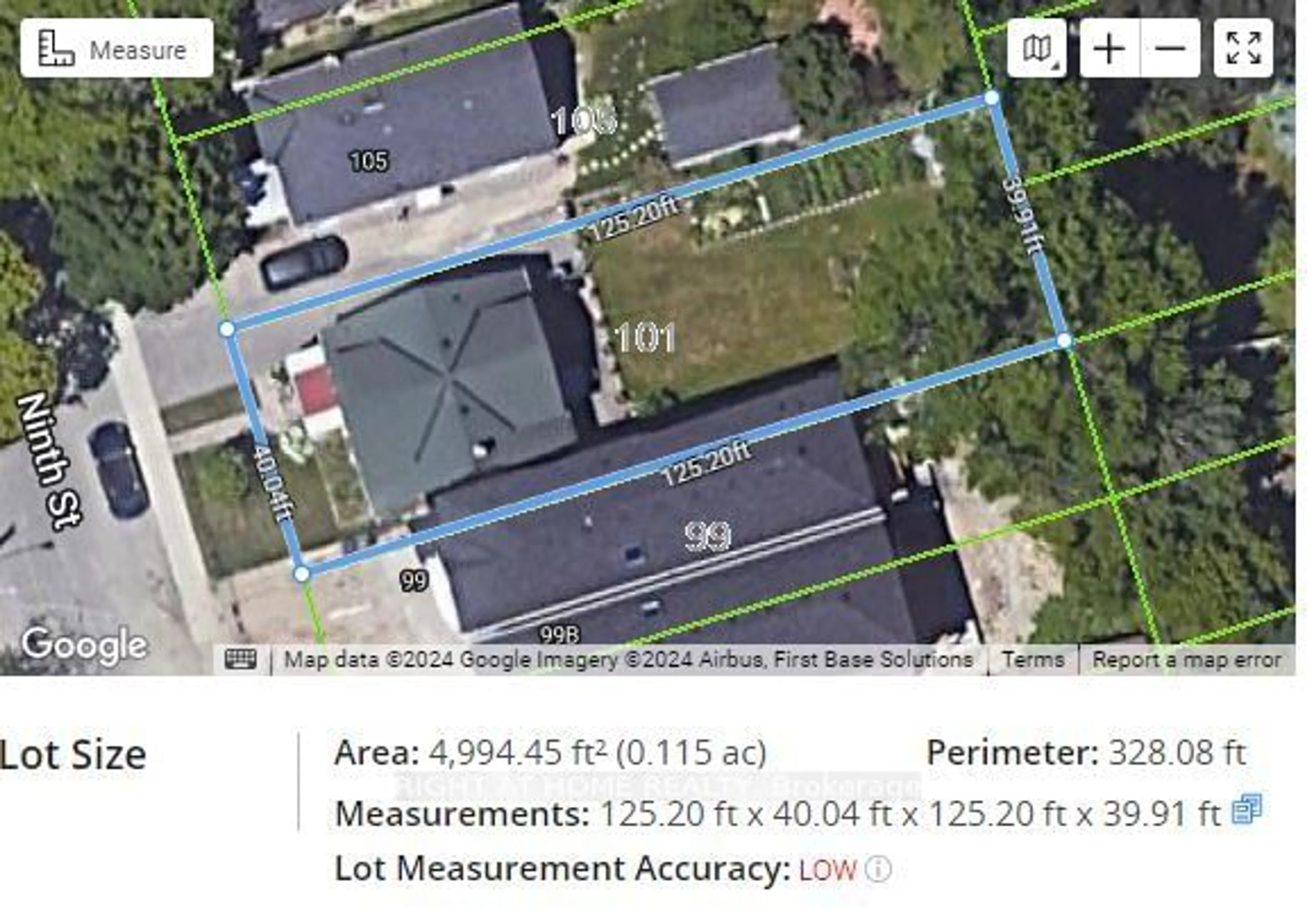 A pic from outside/outdoor area/front of a property/back of a property/a pic from drone, street for 101 Ninth St, Toronto Ontario M8V 3E5