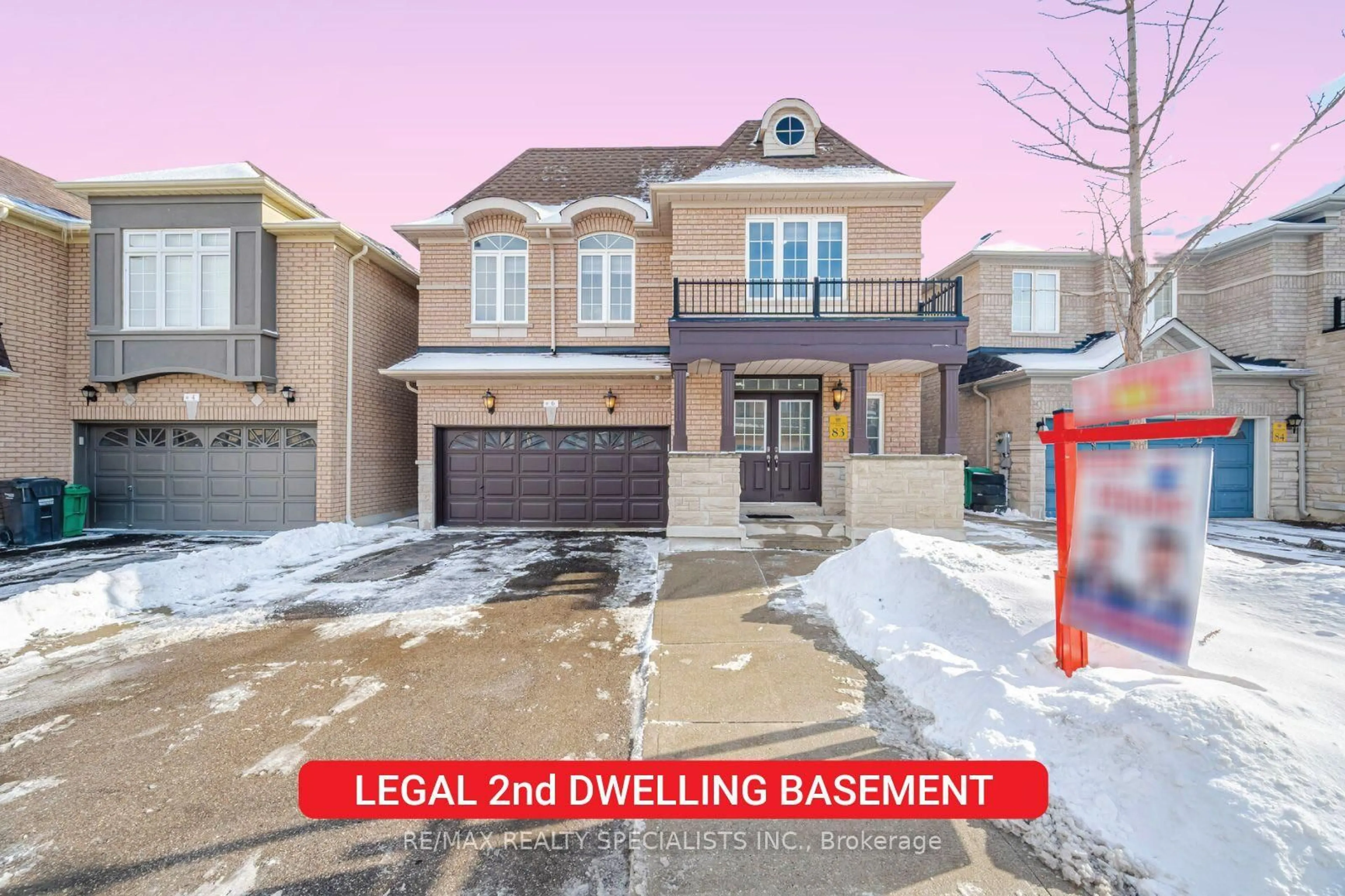 Home with brick exterior material, street for 6 Arctic Fox Cres, Brampton Ontario L6R 0J2