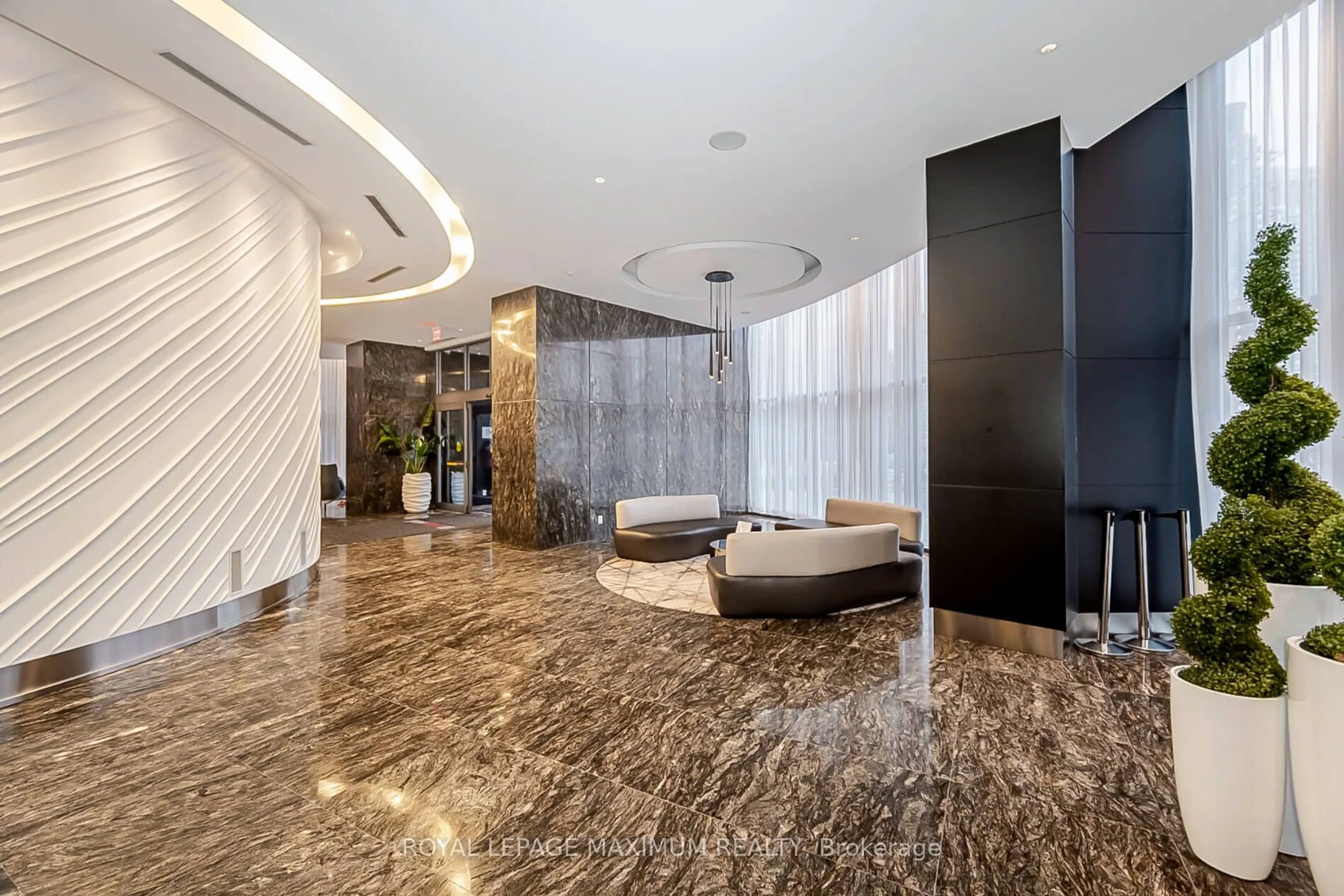 Lobby for 60 Absolute Ave #3801, Mississauga Ontario L4Z 0A9