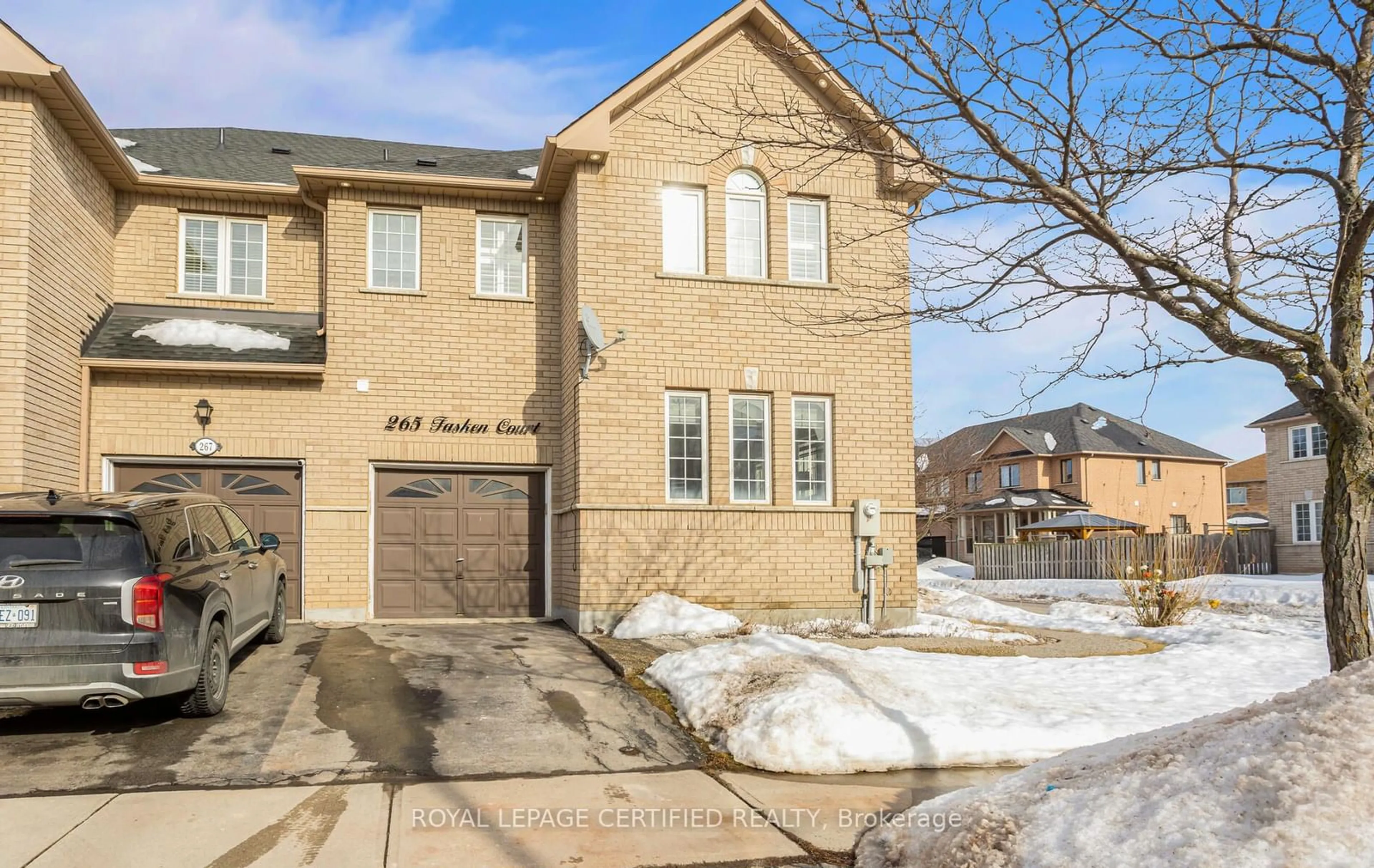 Home with brick exterior material, street for 265 Fasken Crt, Milton Ontario L9T 6S9