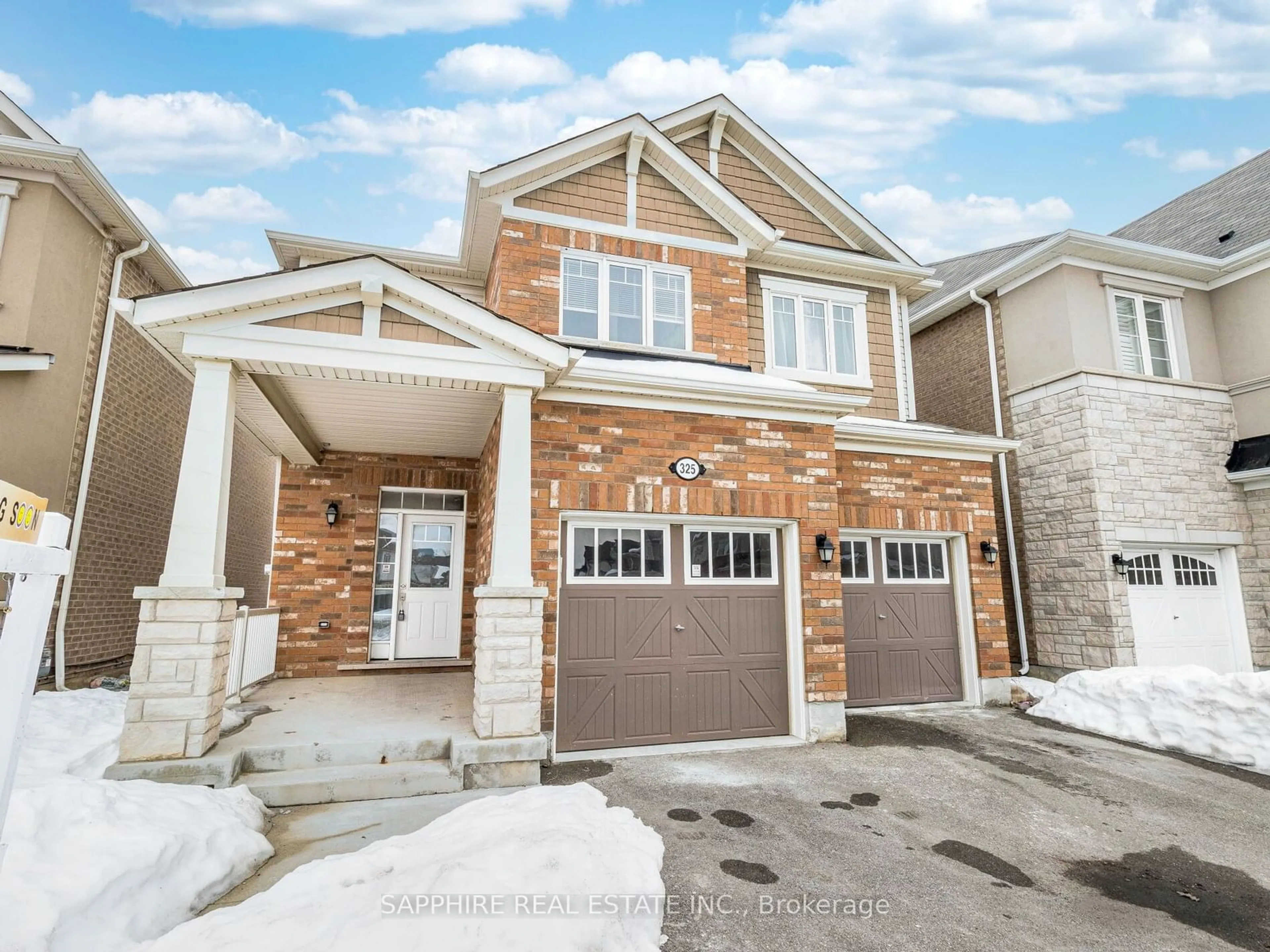 Home with brick exterior material, street for 325 Trudeau Dr, Milton Ontario L9T 8Y7