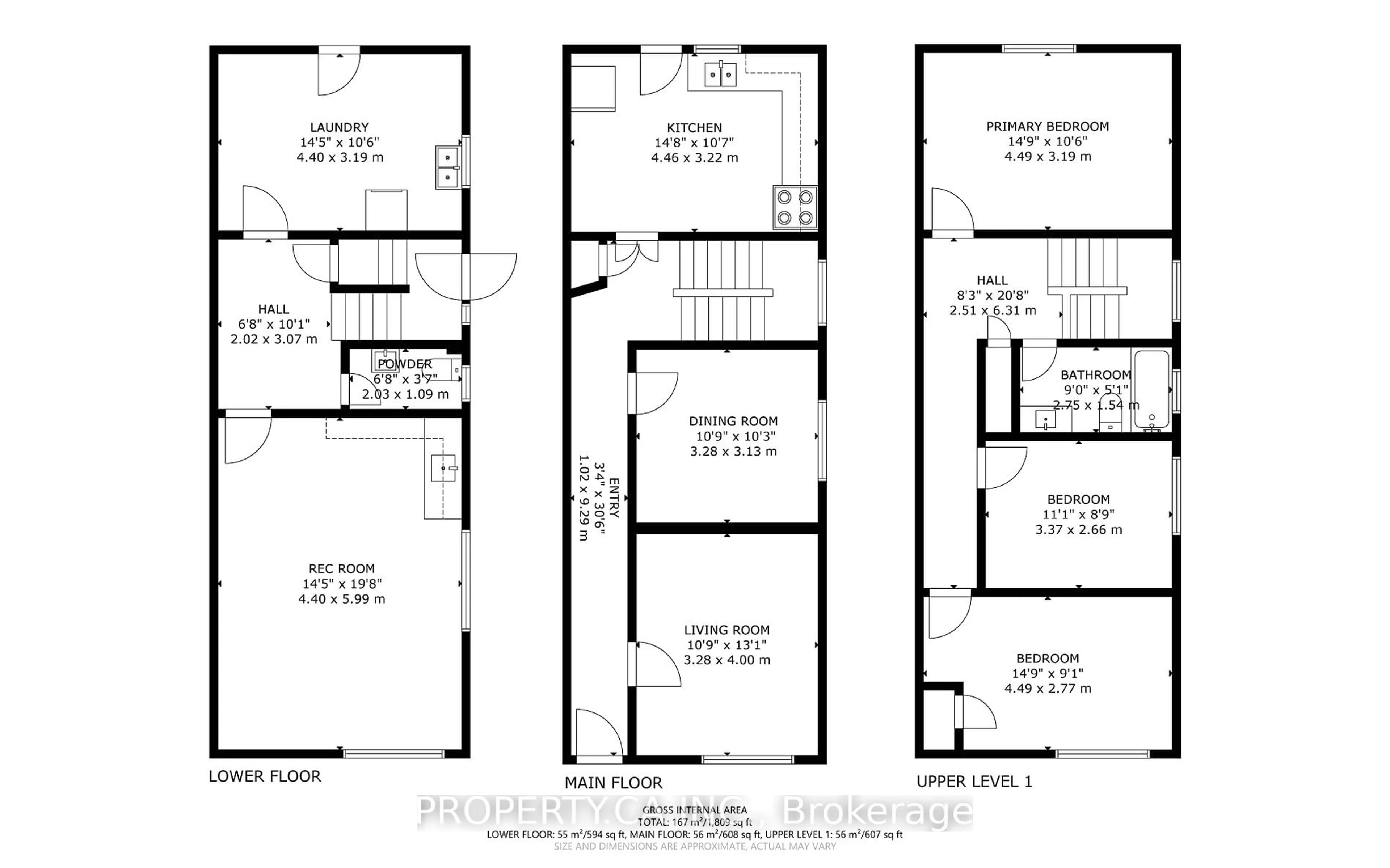 Floor plan for 2098 Dufferin St, Toronto Ontario M6E 3R7