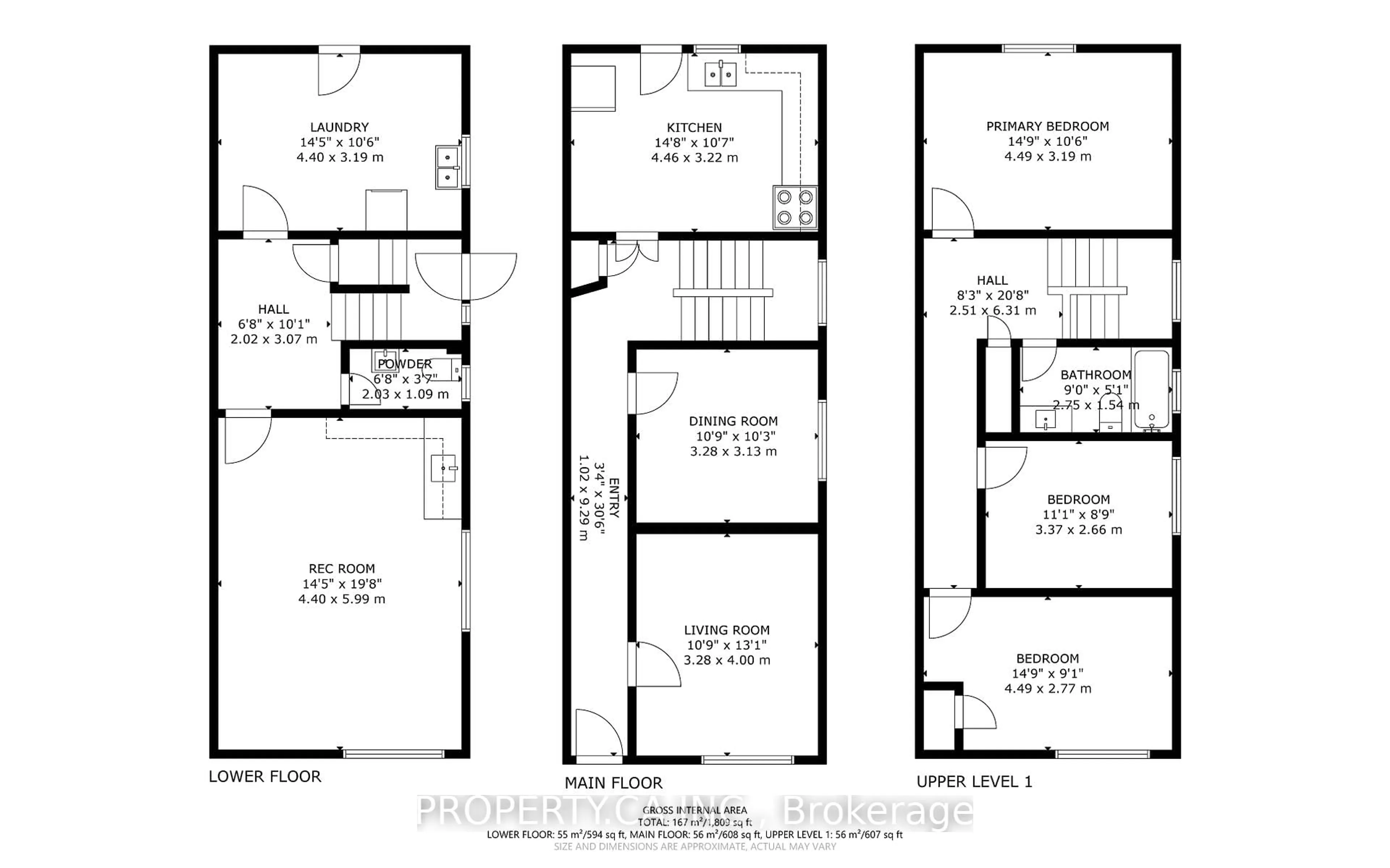 Floor plan for 2098 Dufferin St, Toronto Ontario M6E 3R7