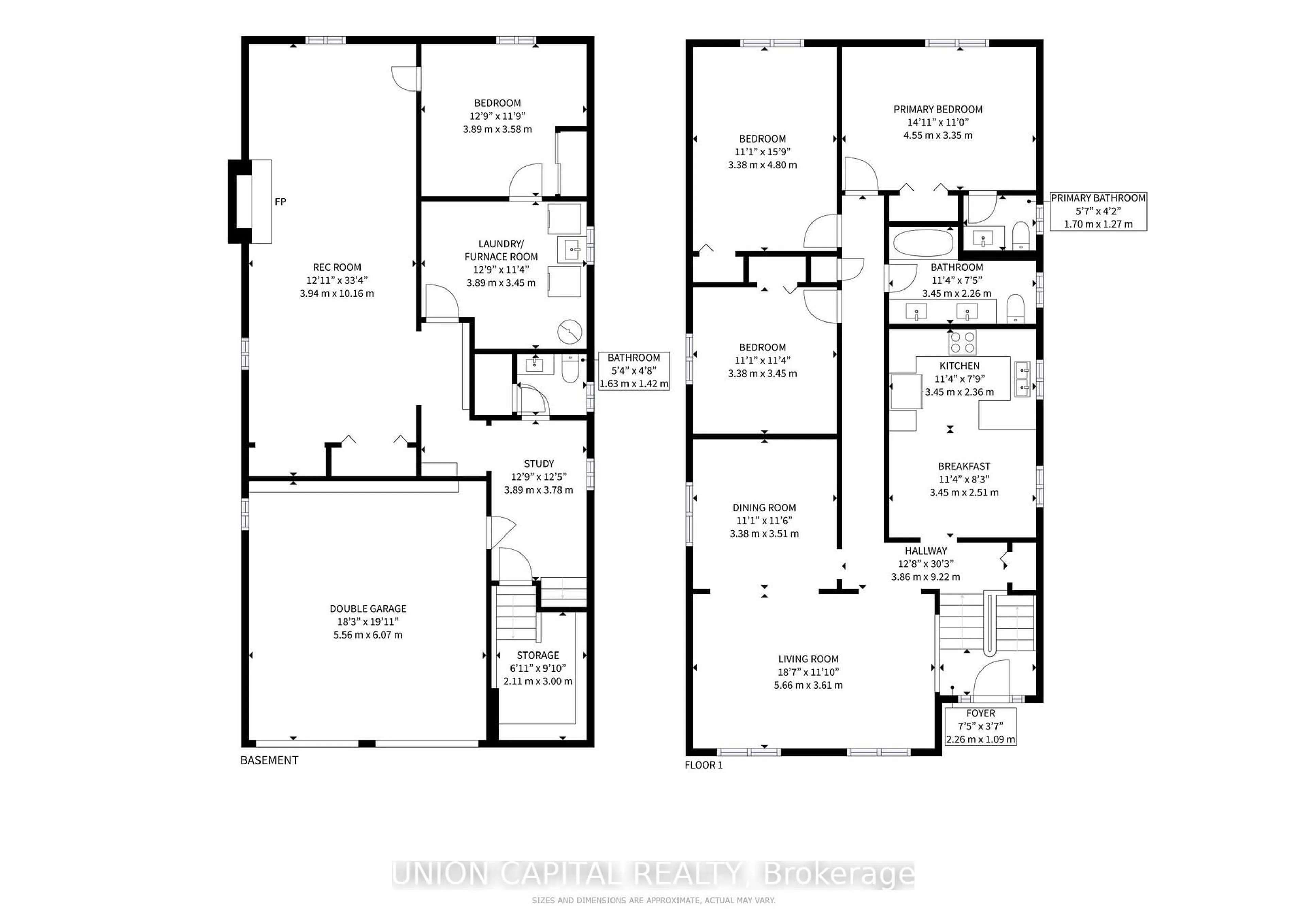 Floor plan for 4299 Alta Crt, Mississauga Ontario L4Z 1N6