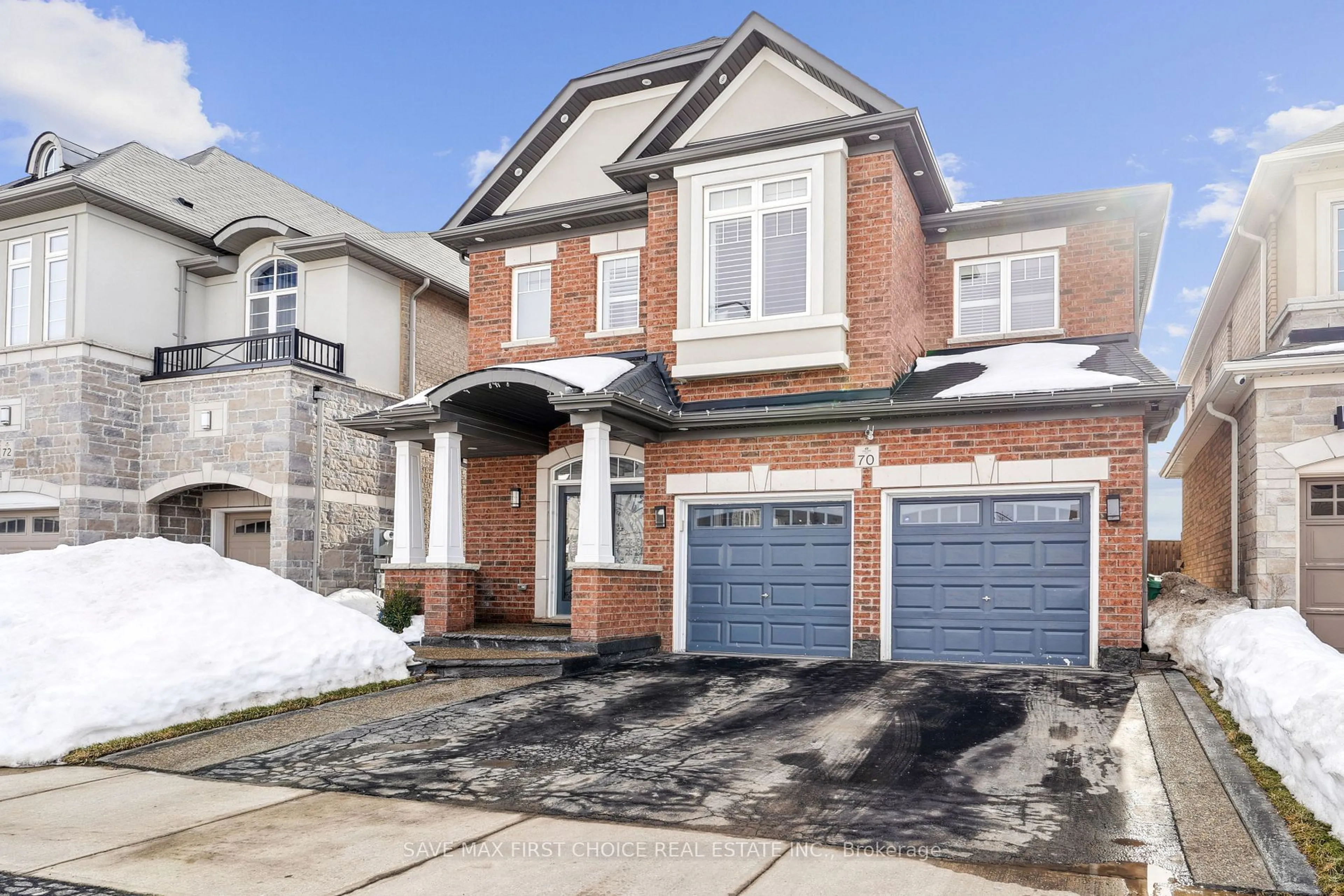 Home with brick exterior material, street for 70 Masken Circ, Brampton Ontario L7A 4K3