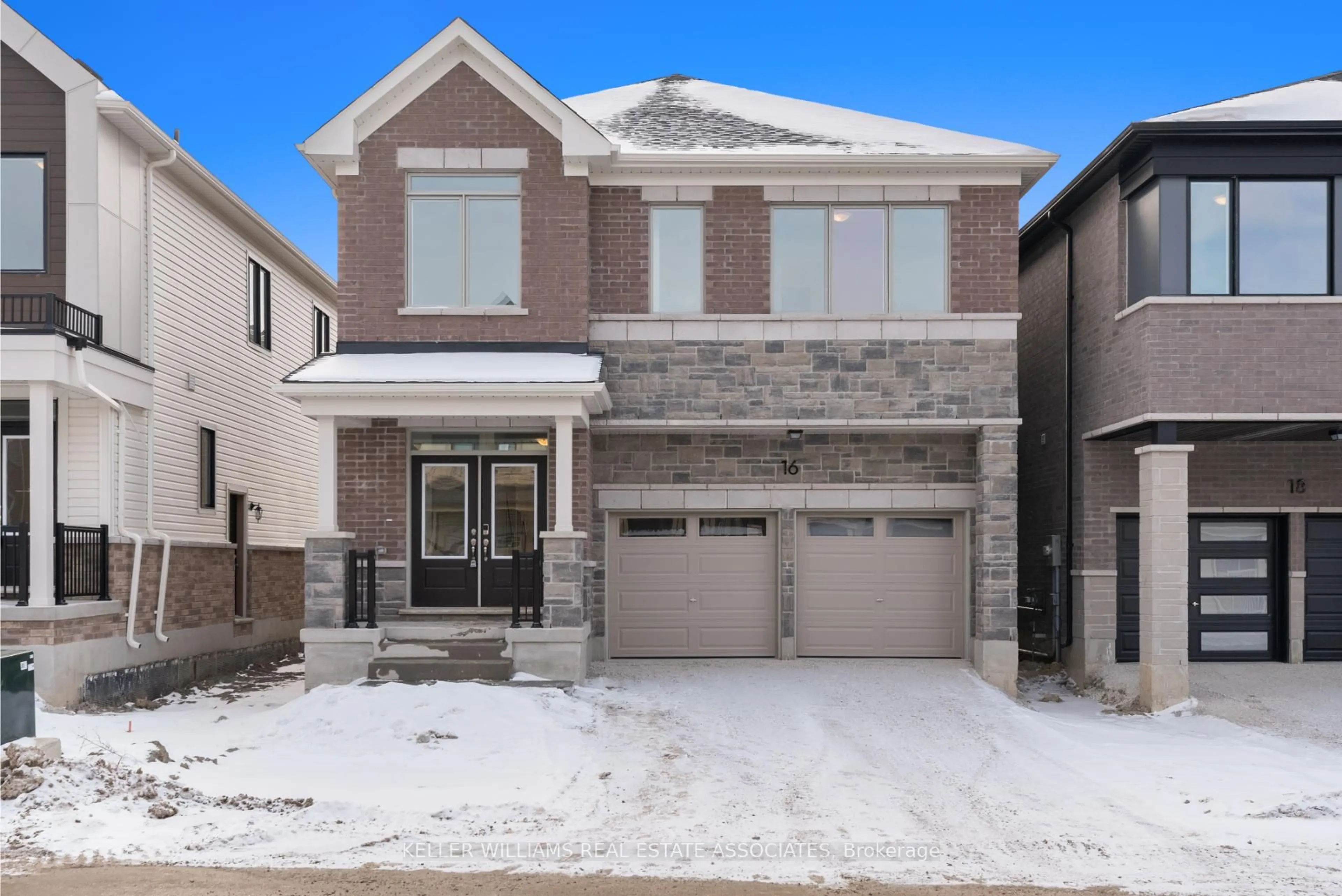 Home with brick exterior material, street for 16 Aster Woods Dr, Caledon Ontario L7C 4N8