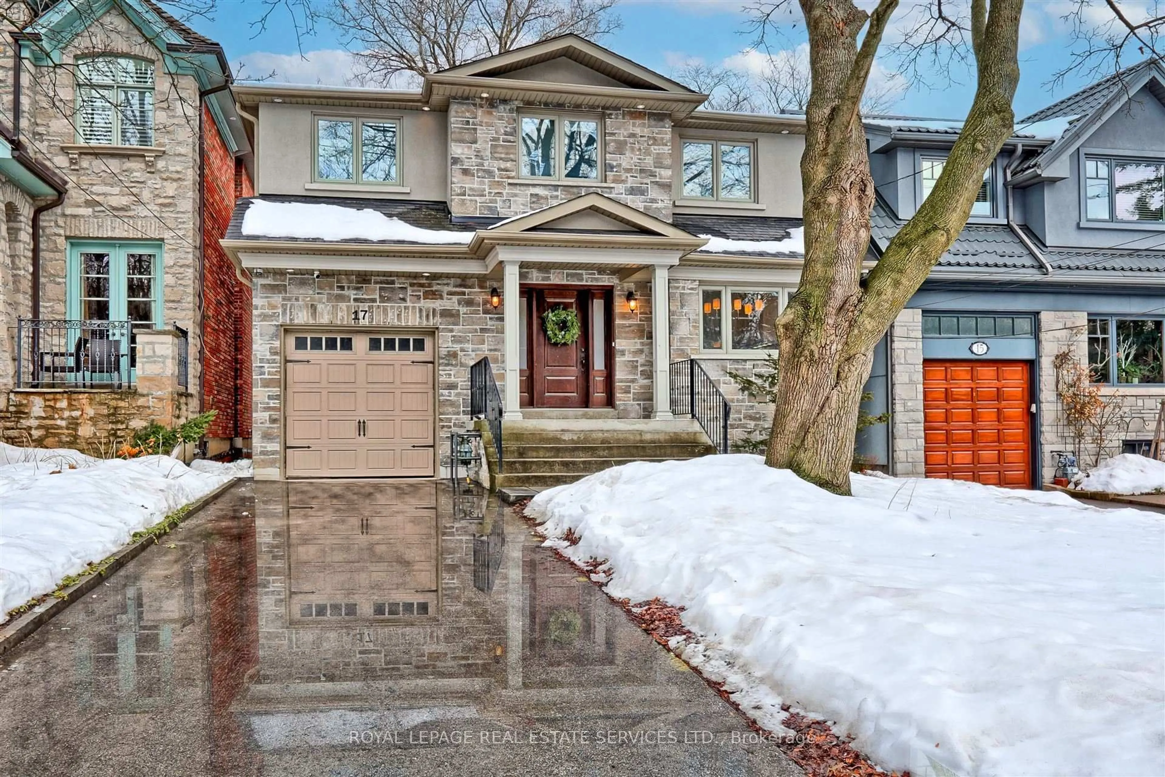 Home with brick exterior material, street for 17 Worthington Cres, Toronto Ontario M6S 3P5