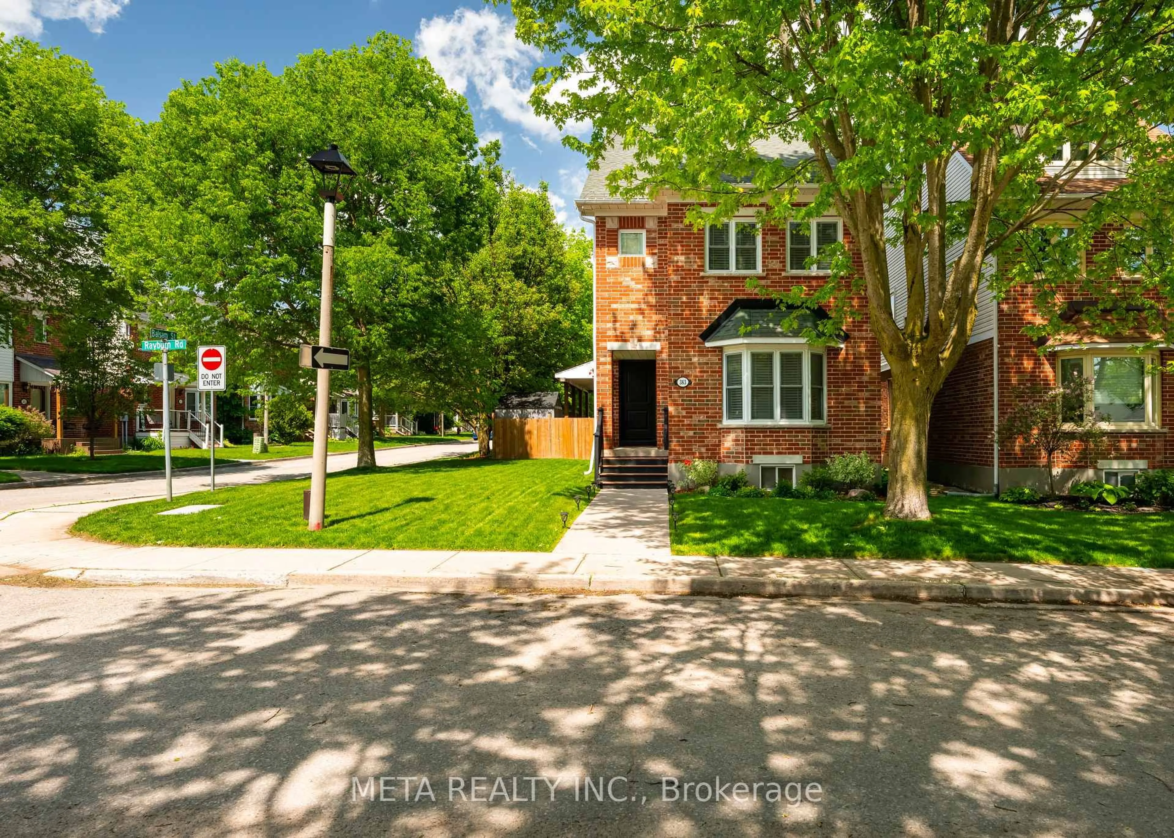 Home with brick exterior material, street for 383 Rayburn Rd, Orangeville Ontario L9W 4X5