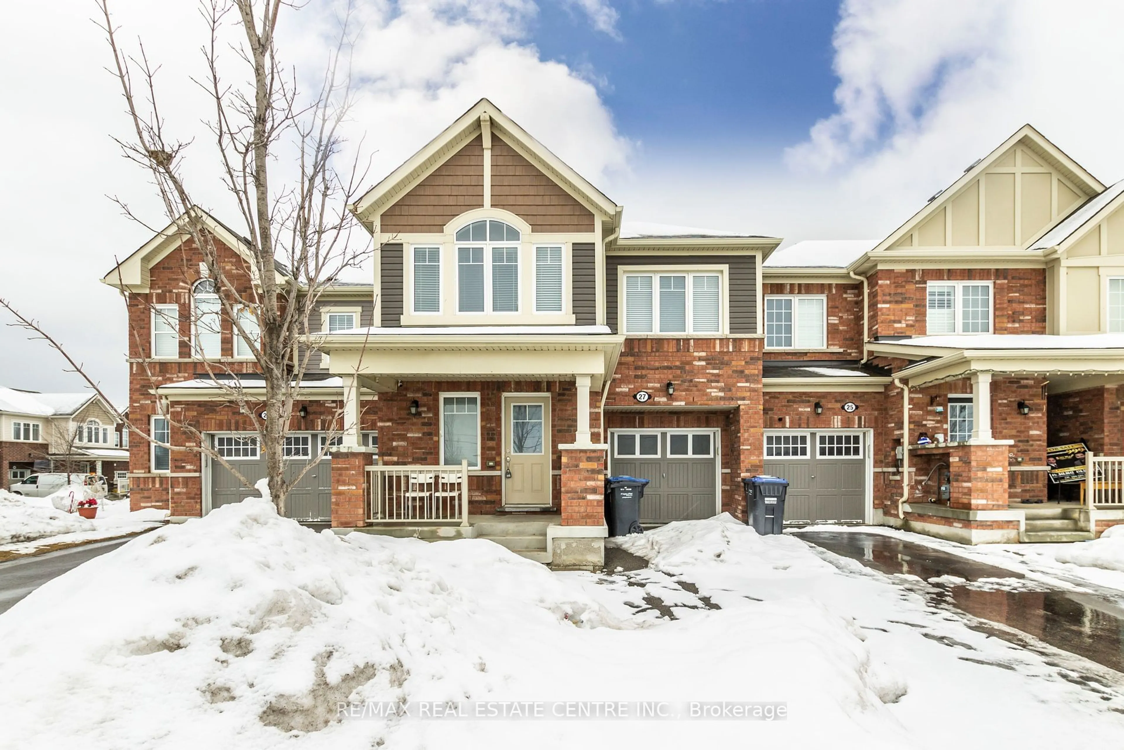 Home with brick exterior material, street for 27 Donlamont Circ, Brampton Ontario L7C 3H1