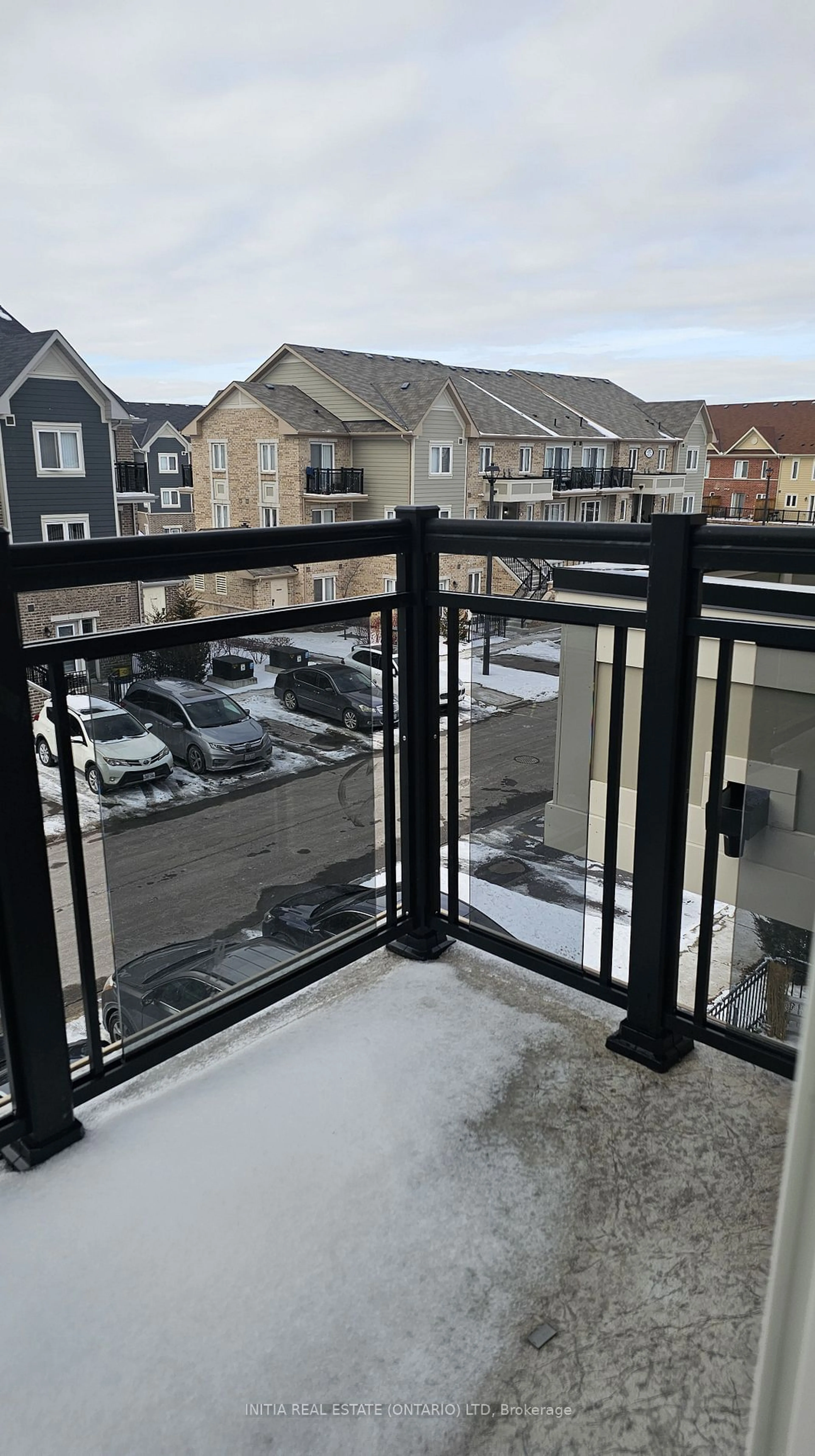 Balcony in the apartment, city buildings view from balcony for 250 Sunny Meadow Blvd #101, Brampton Ontario L6R 3Y7