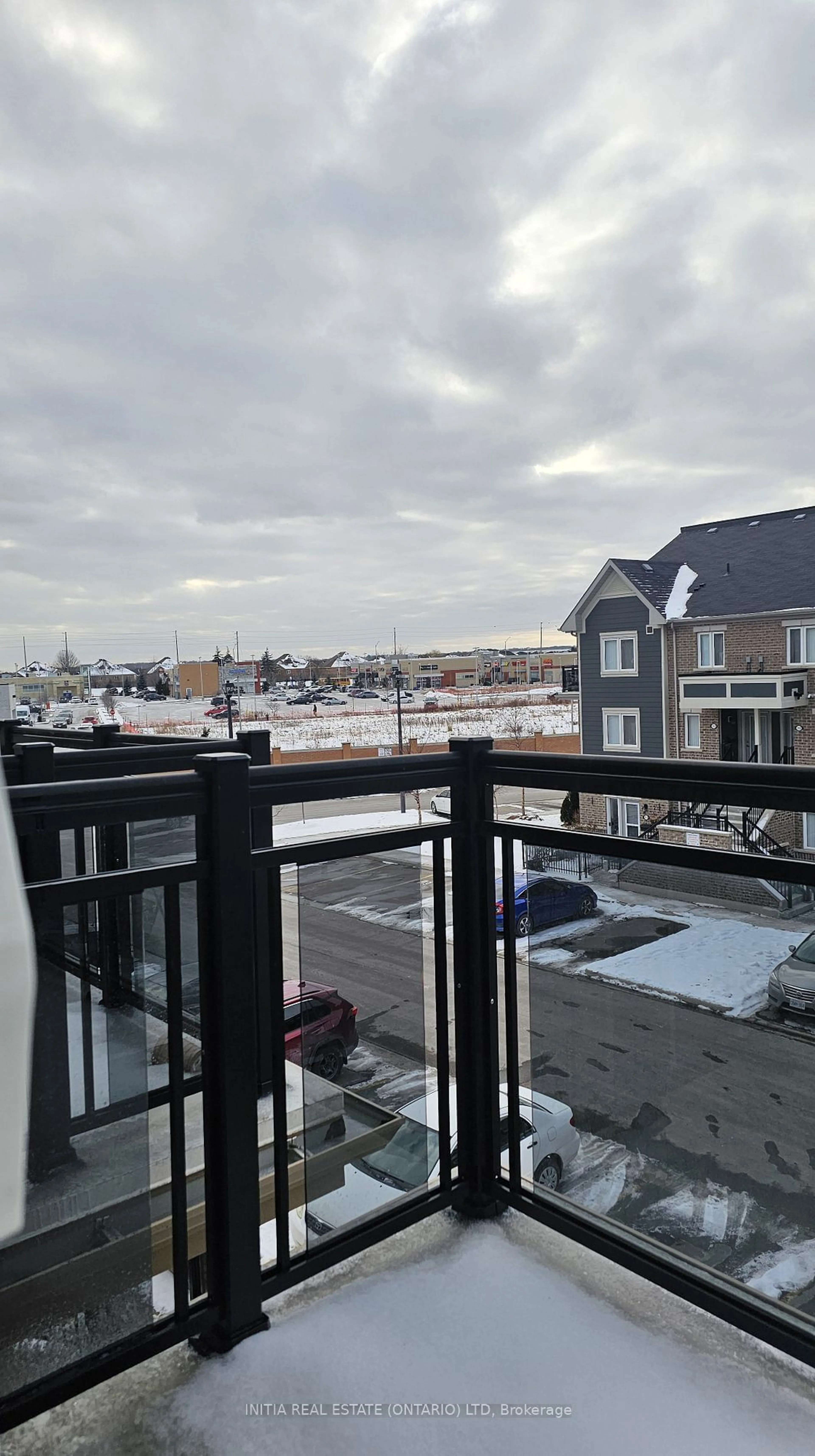 Balcony in the apartment, city buildings view from balcony for 250 Sunny Meadow Blvd #101, Brampton Ontario L6R 3Y7