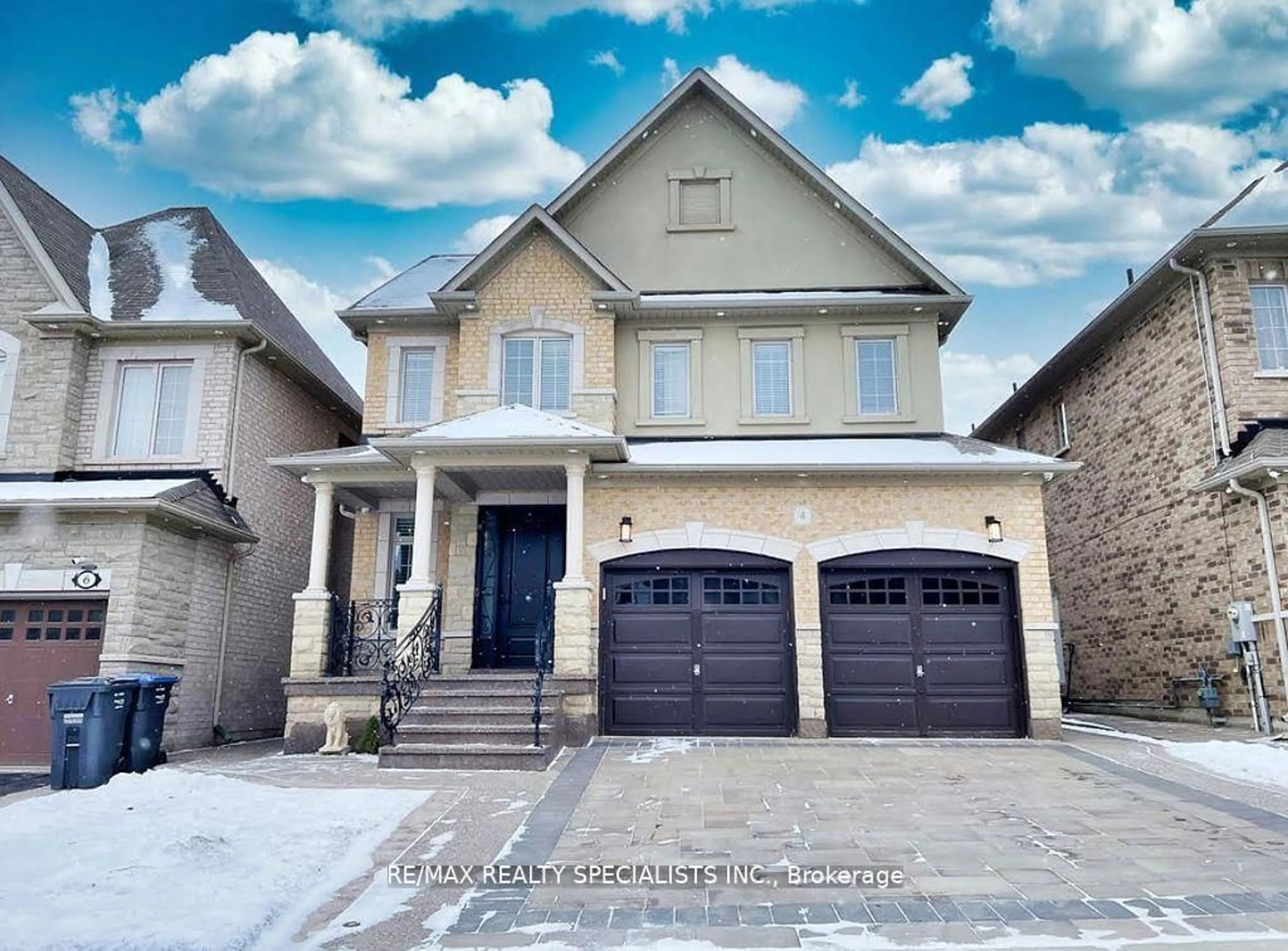 Home with brick exterior material, street for 4 Vernosa Dr, Brampton Ontario L6Y 2Y2